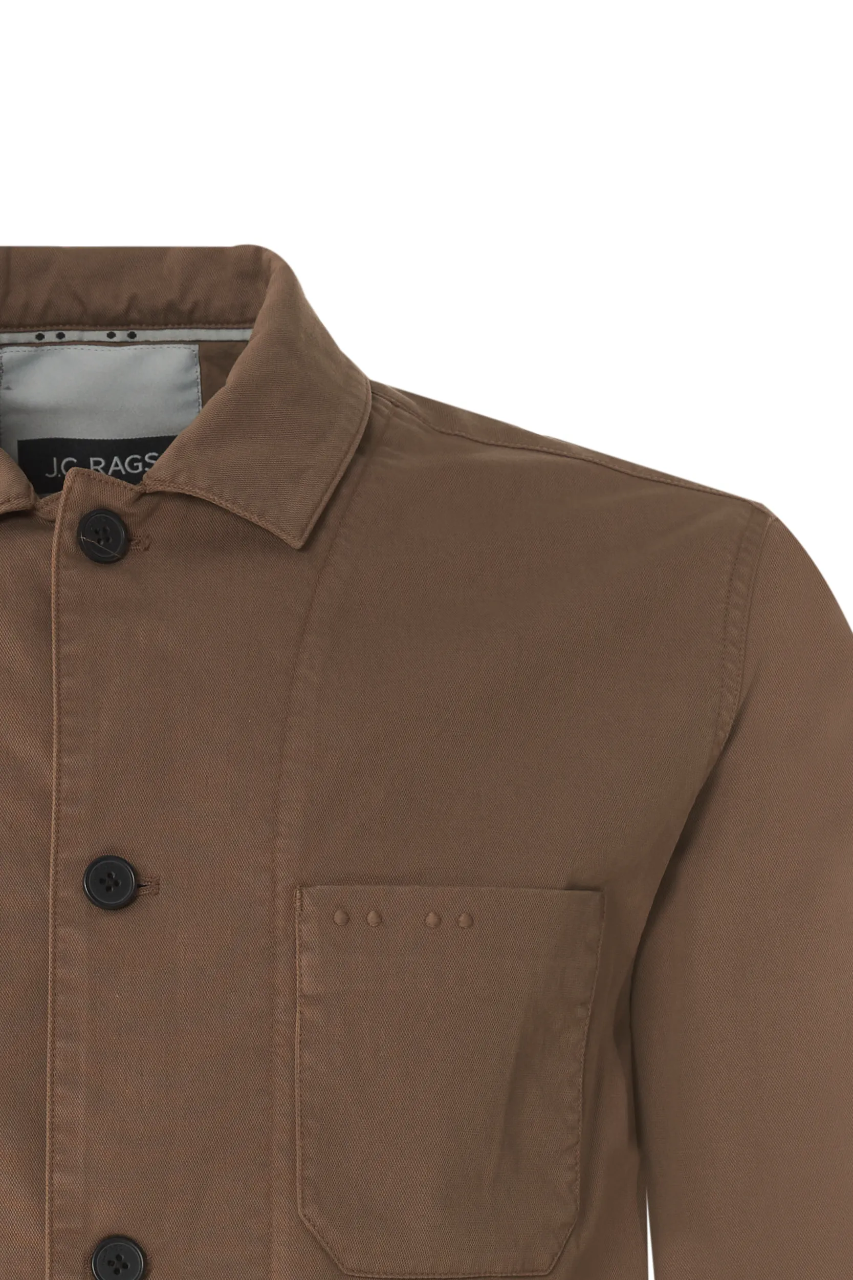 J.C. RAGS Ruben Overshirt Bruin uni 077639-001-L