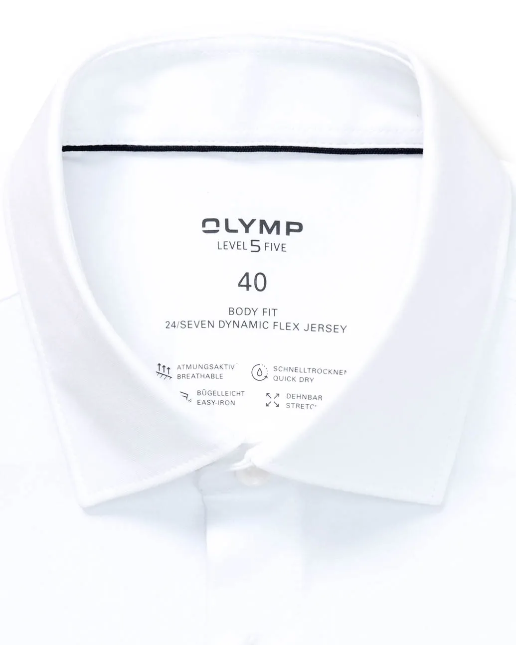 OLYMP Overhemd LM Wit 077681-001-43