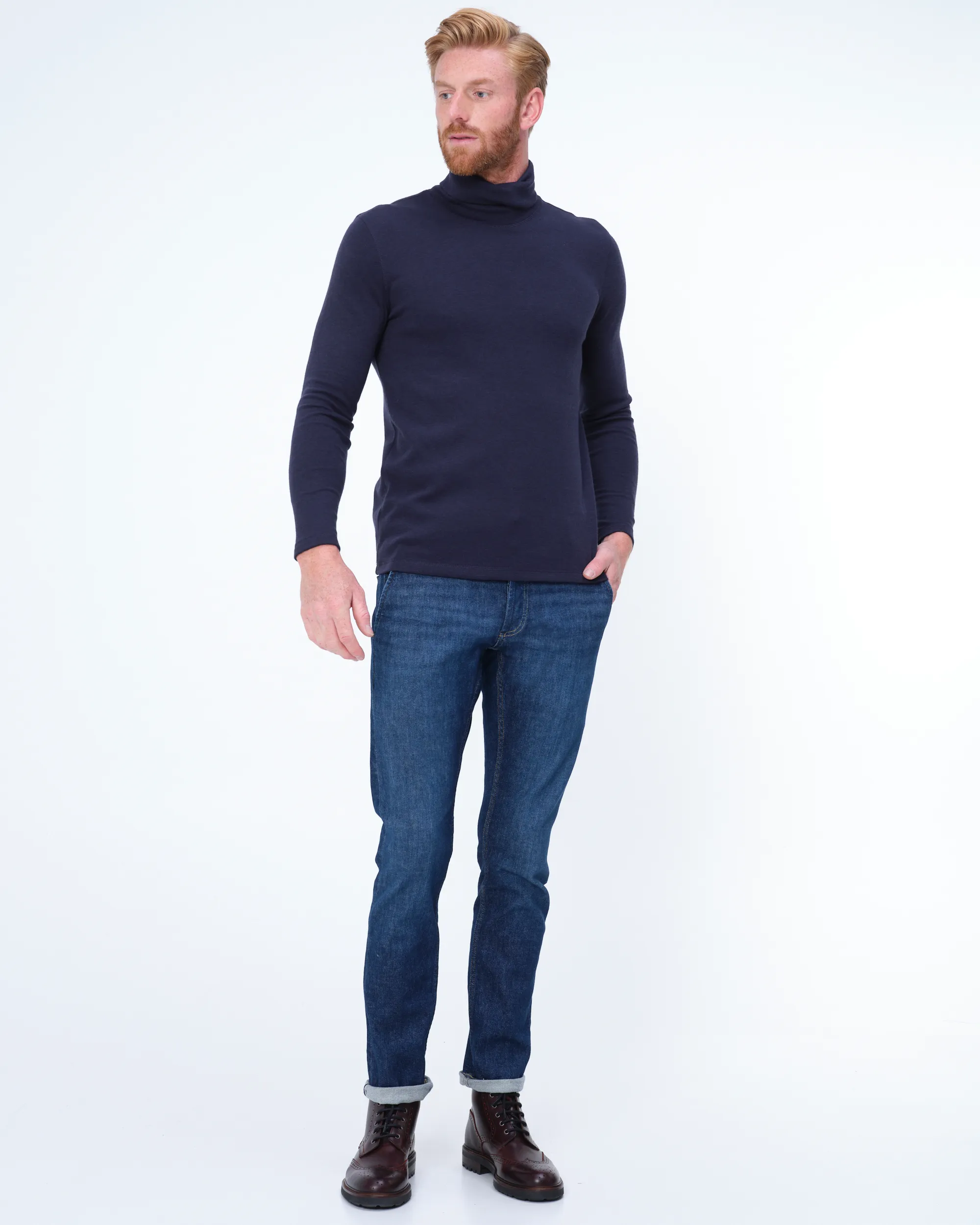 Dutch Dandies McQueen Coltrui Donkerblauw uni 077713-001-L