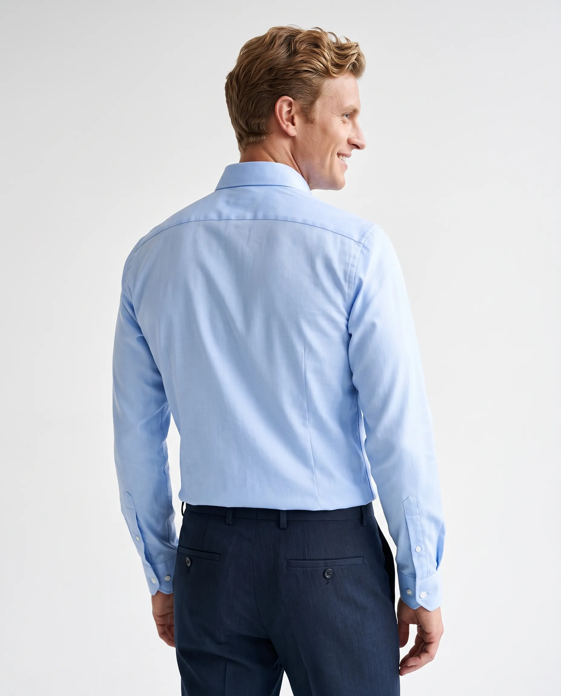 Recall Overhemd LM Lichtblauw uni 077931-002-38