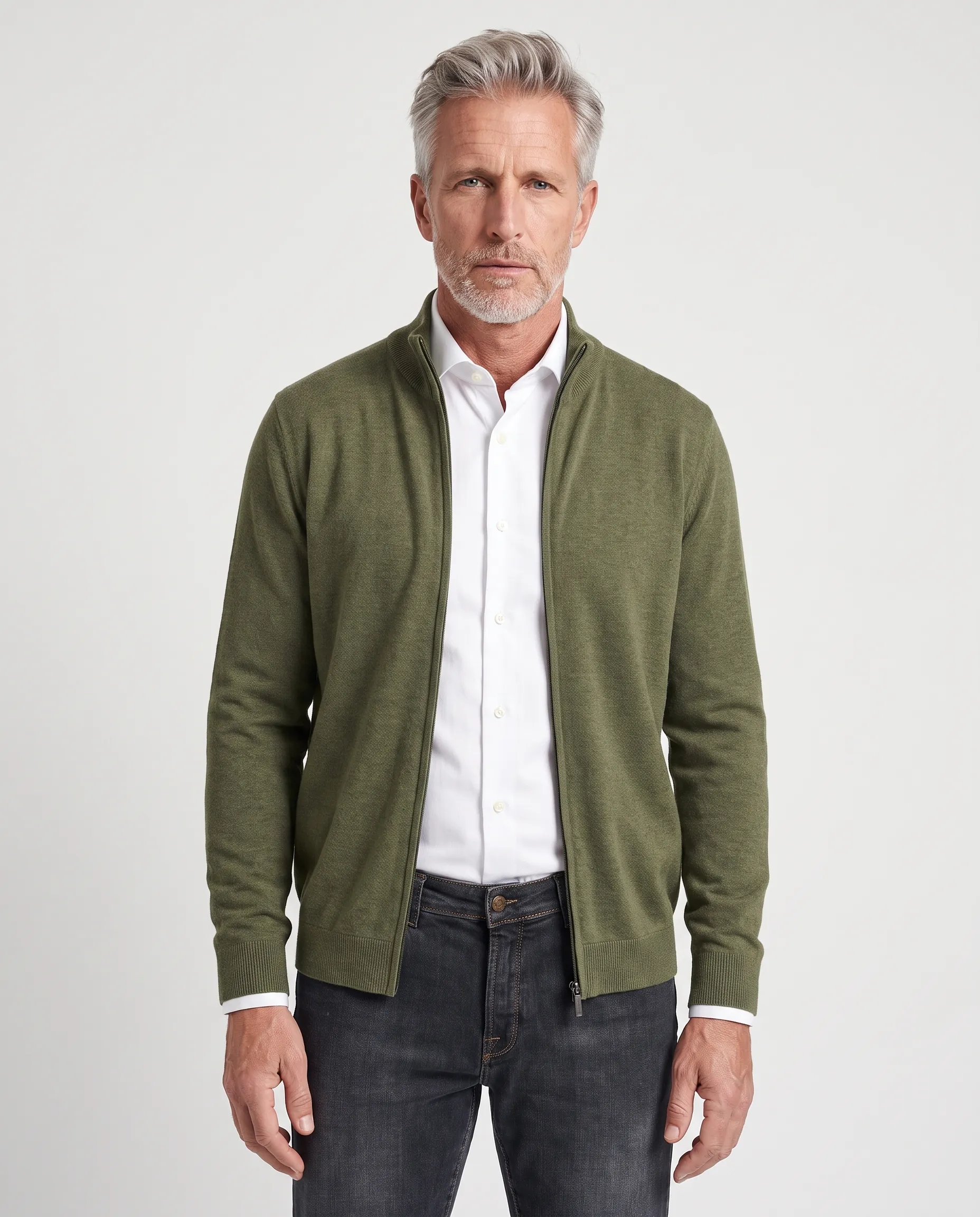 The BLUEPRINT Premium Vest Donkergroen uni 078480-005-L