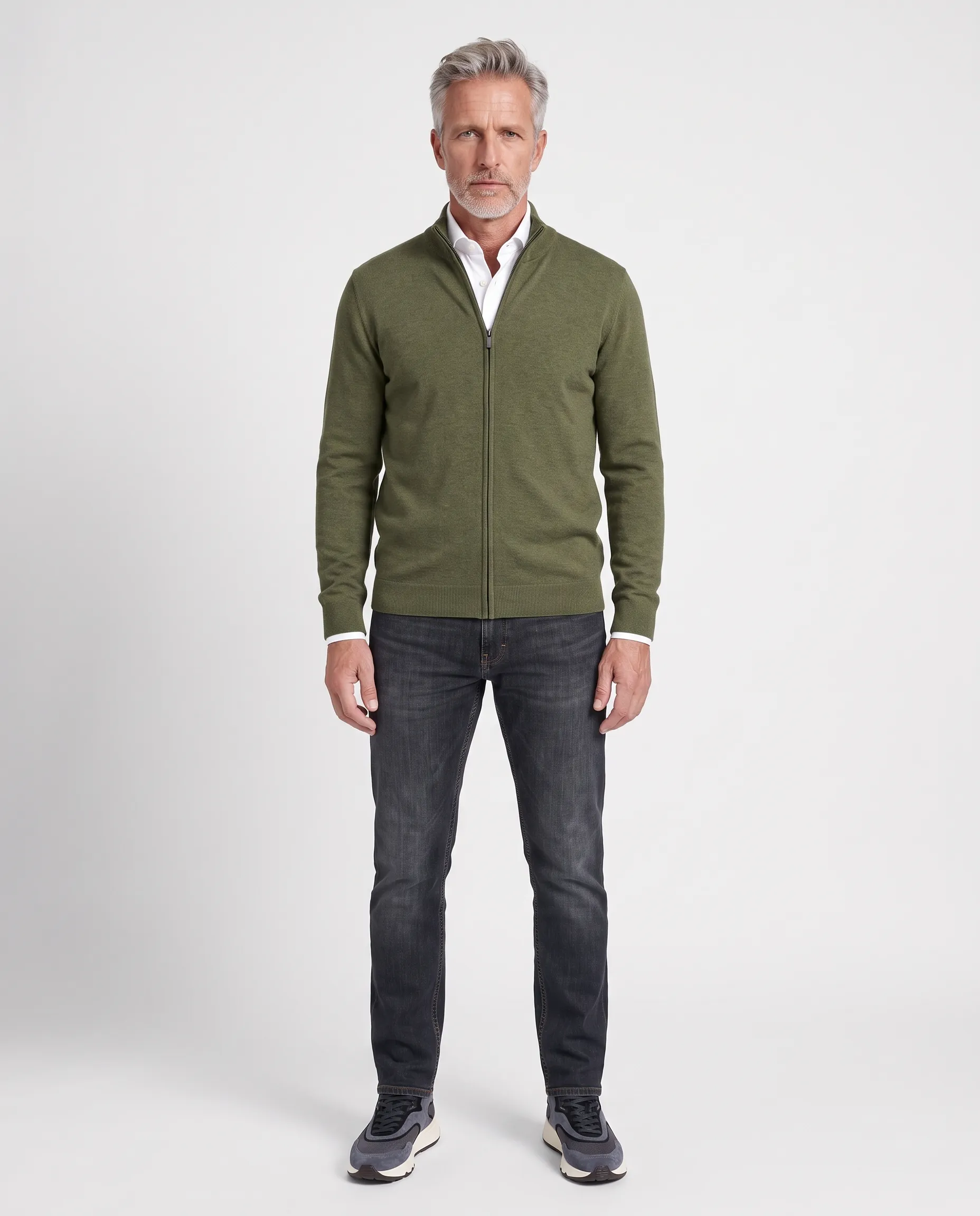 The BLUEPRINT Premium Vest Donkergroen uni 078480-005-L