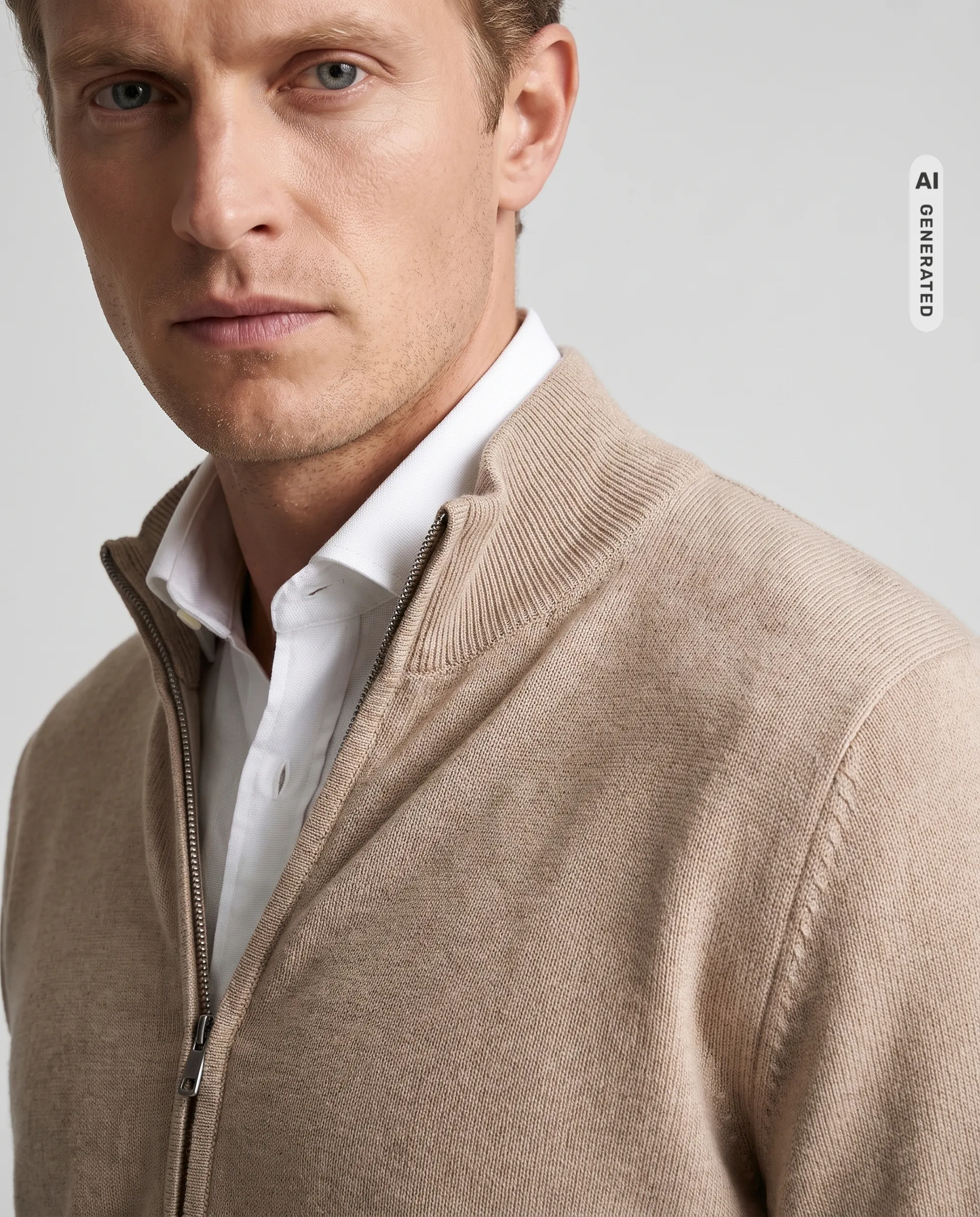 The BLUEPRINT Premium Vest Beige uni 078480-015-L