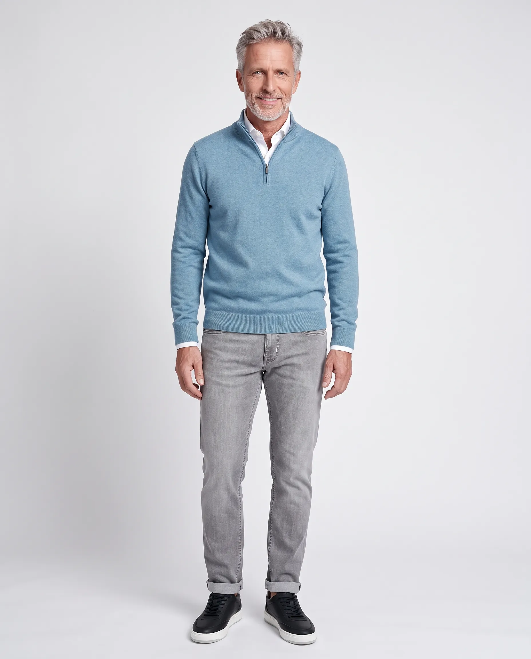 The BLUEPRINT Premium Schipperstrui Storm Blue 078481-015-L