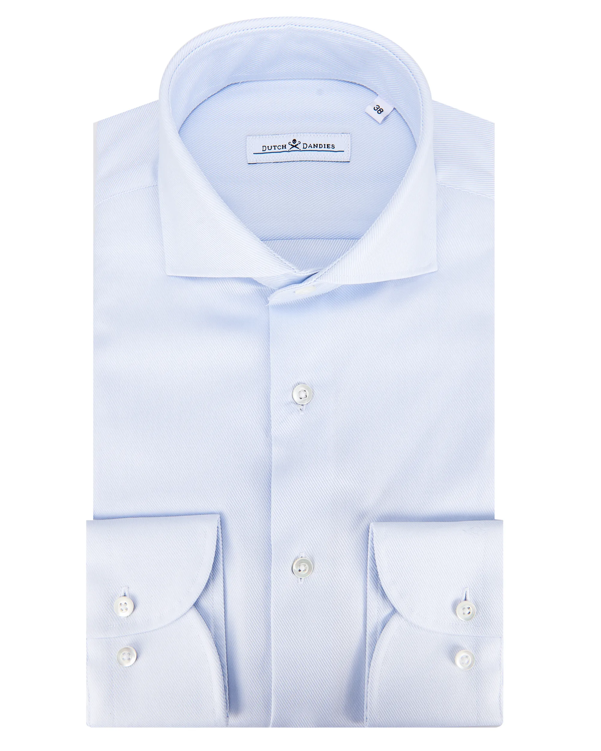 Dutch Dandies Overhemd LM L.BLUE 080062-002-37
