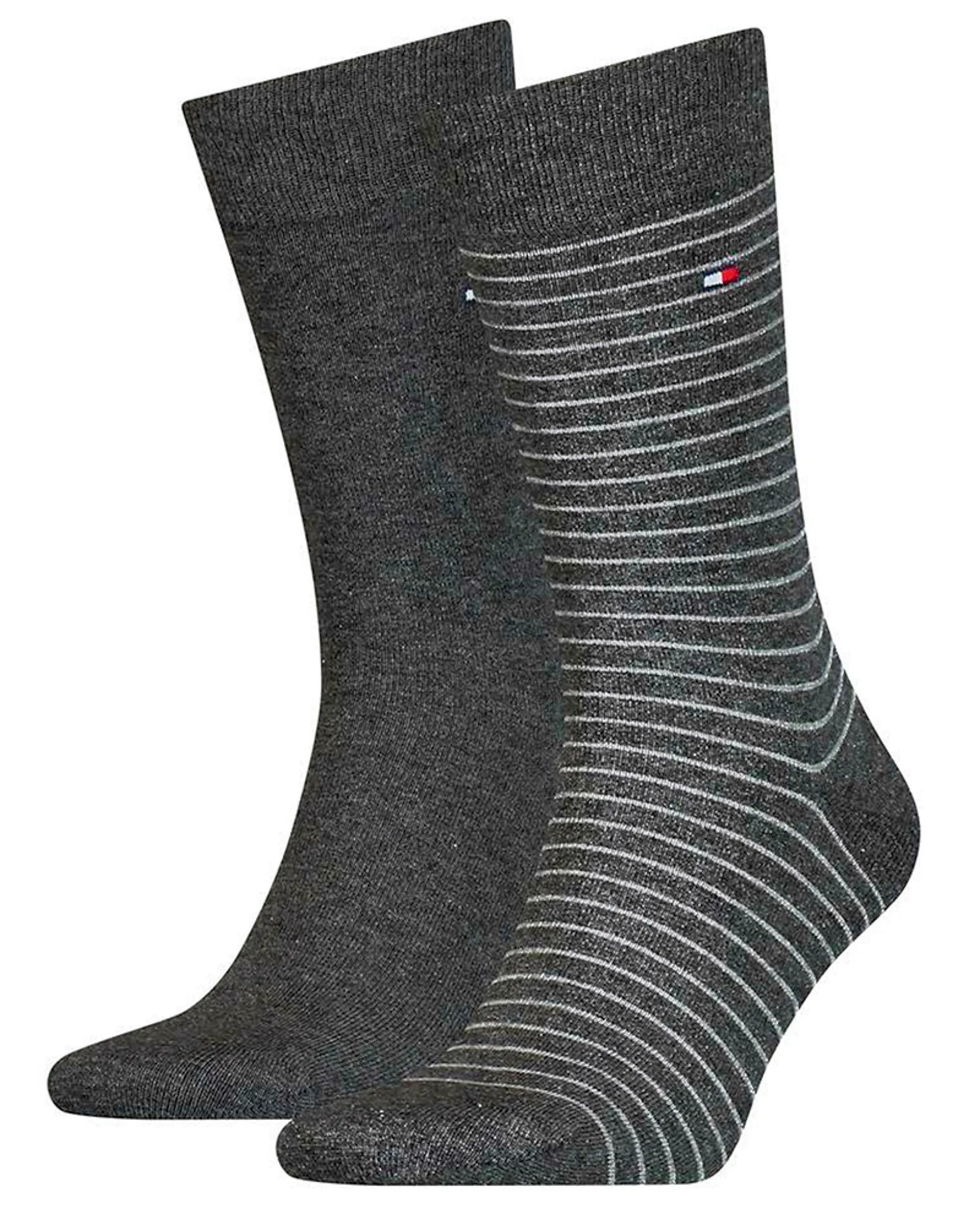 Tommy Hilfiger Sokken 2-pack Antraciet 080289-001-3942