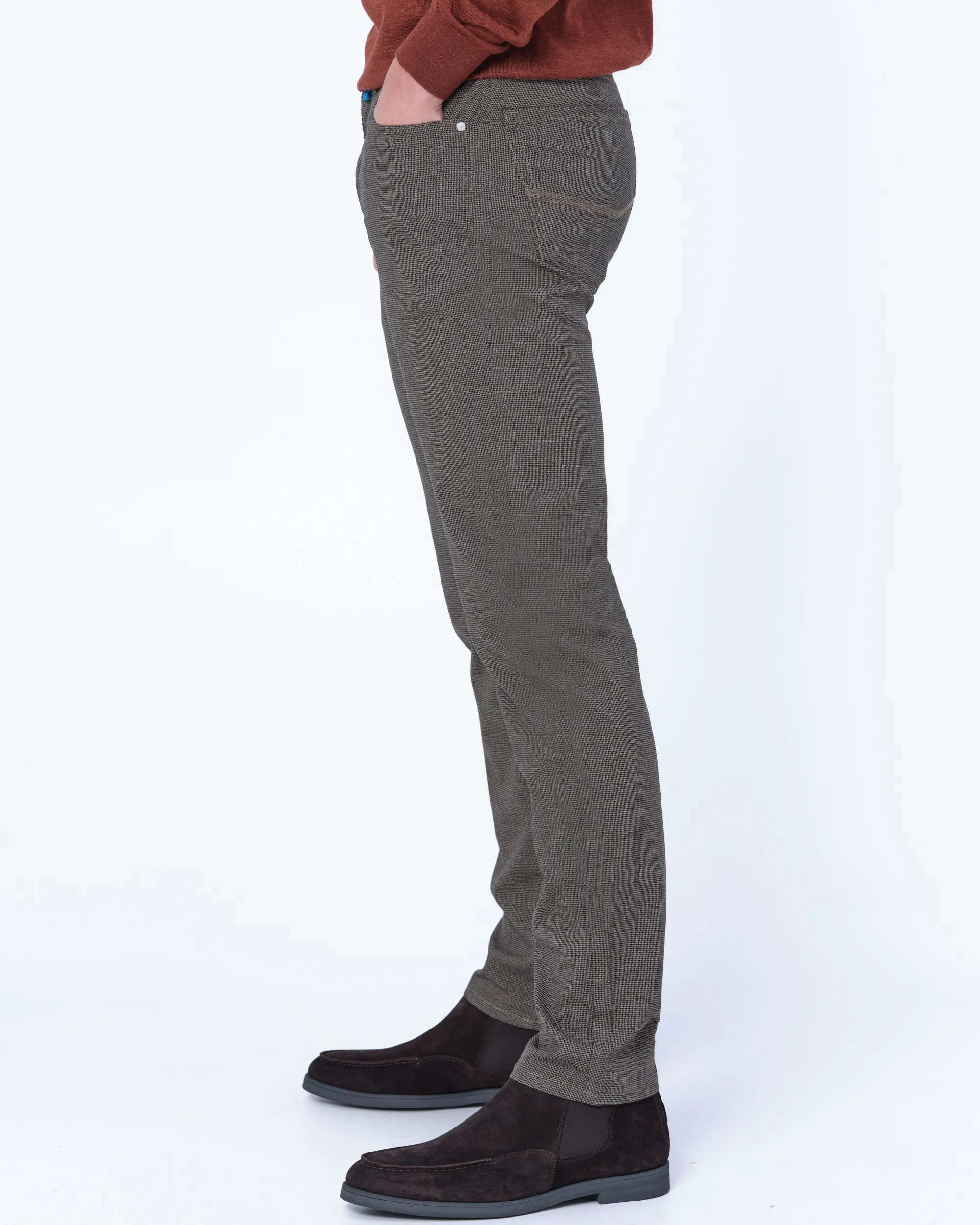 Pierre Cardin Lyon 5-pocket Bruin 080423-001-30/32