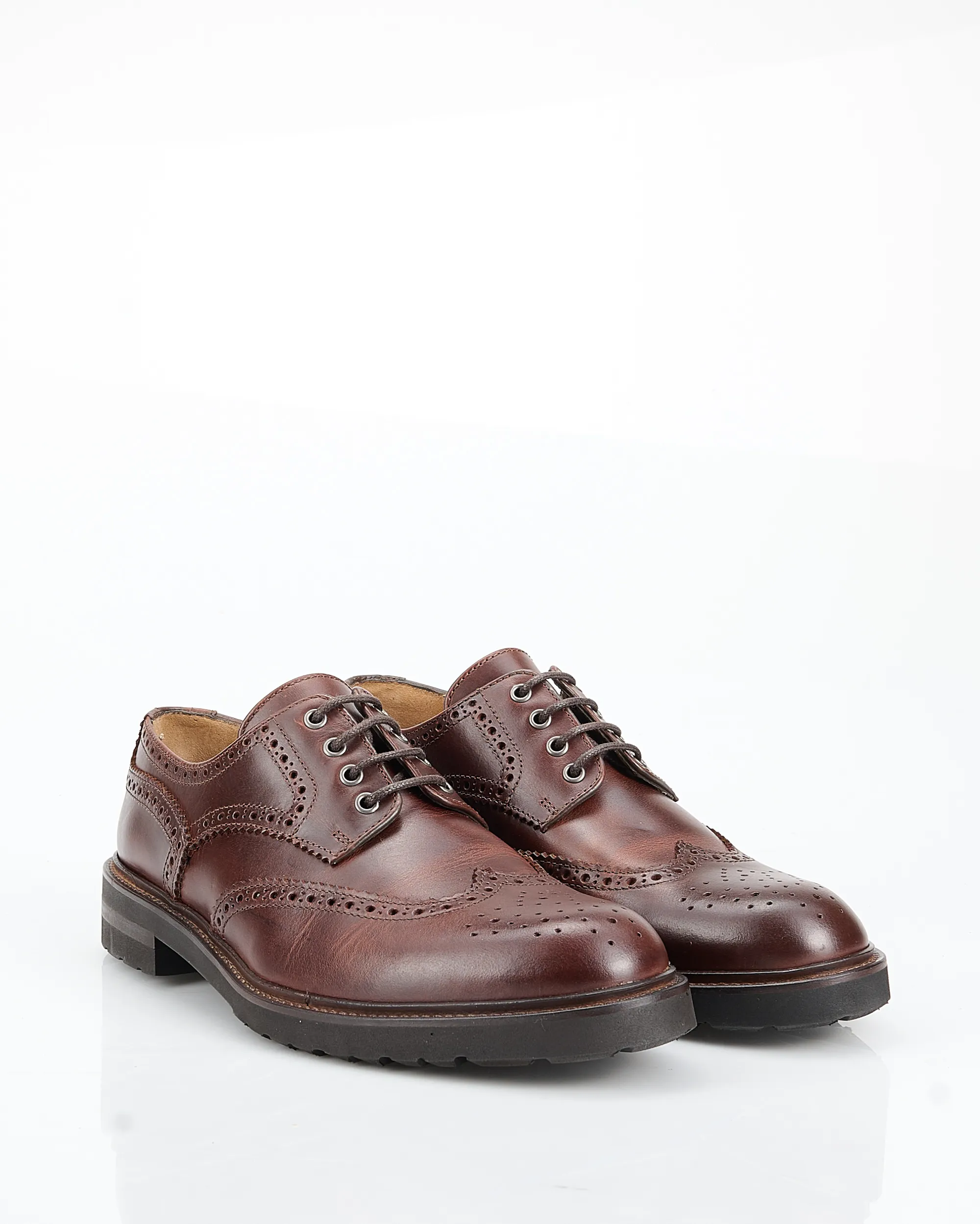 Dutch Dandies Casual schoenen Donkerbruin uni 080462-001-10