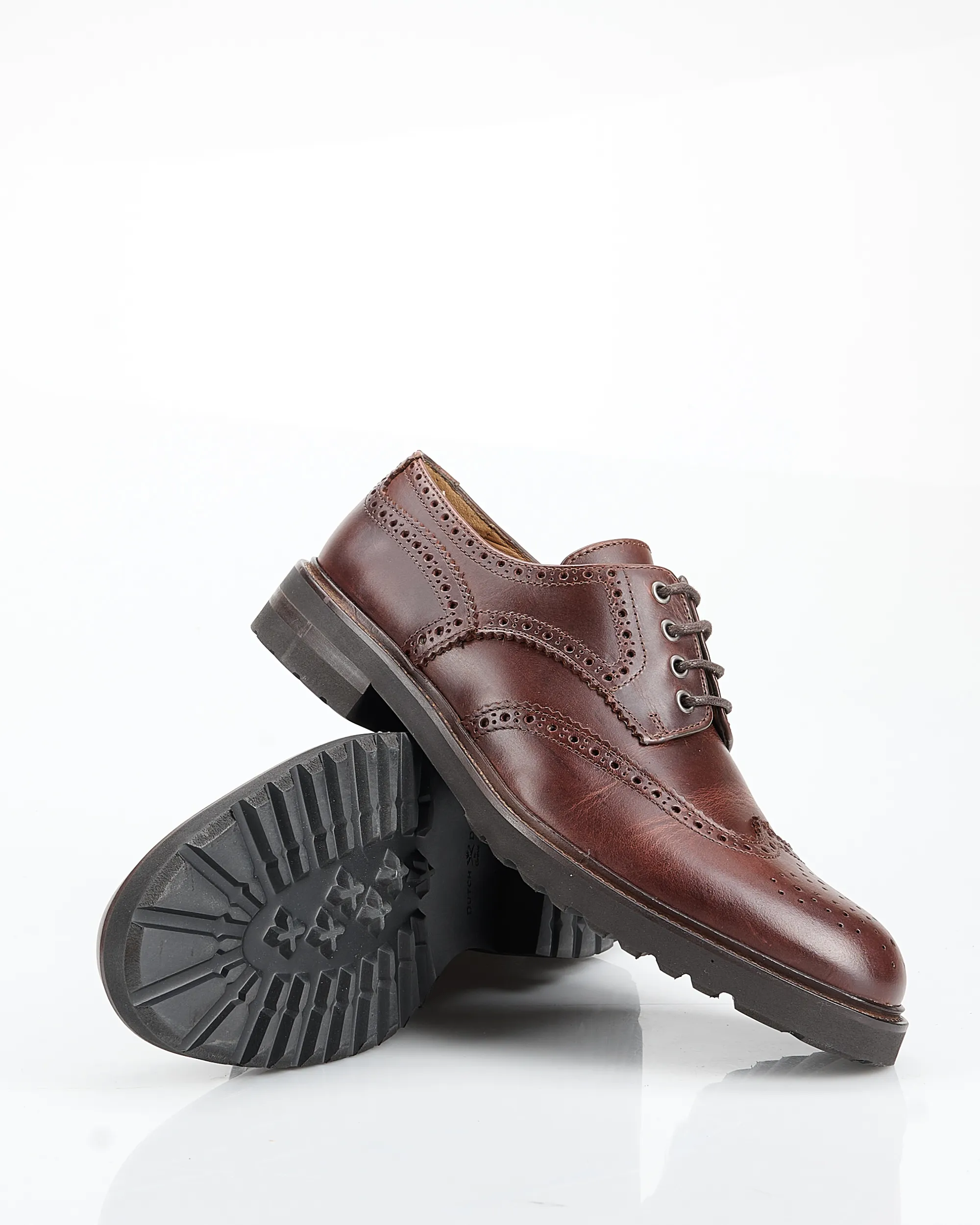 Dutch Dandies Casual schoenen Donkerbruin uni 080462-001-10