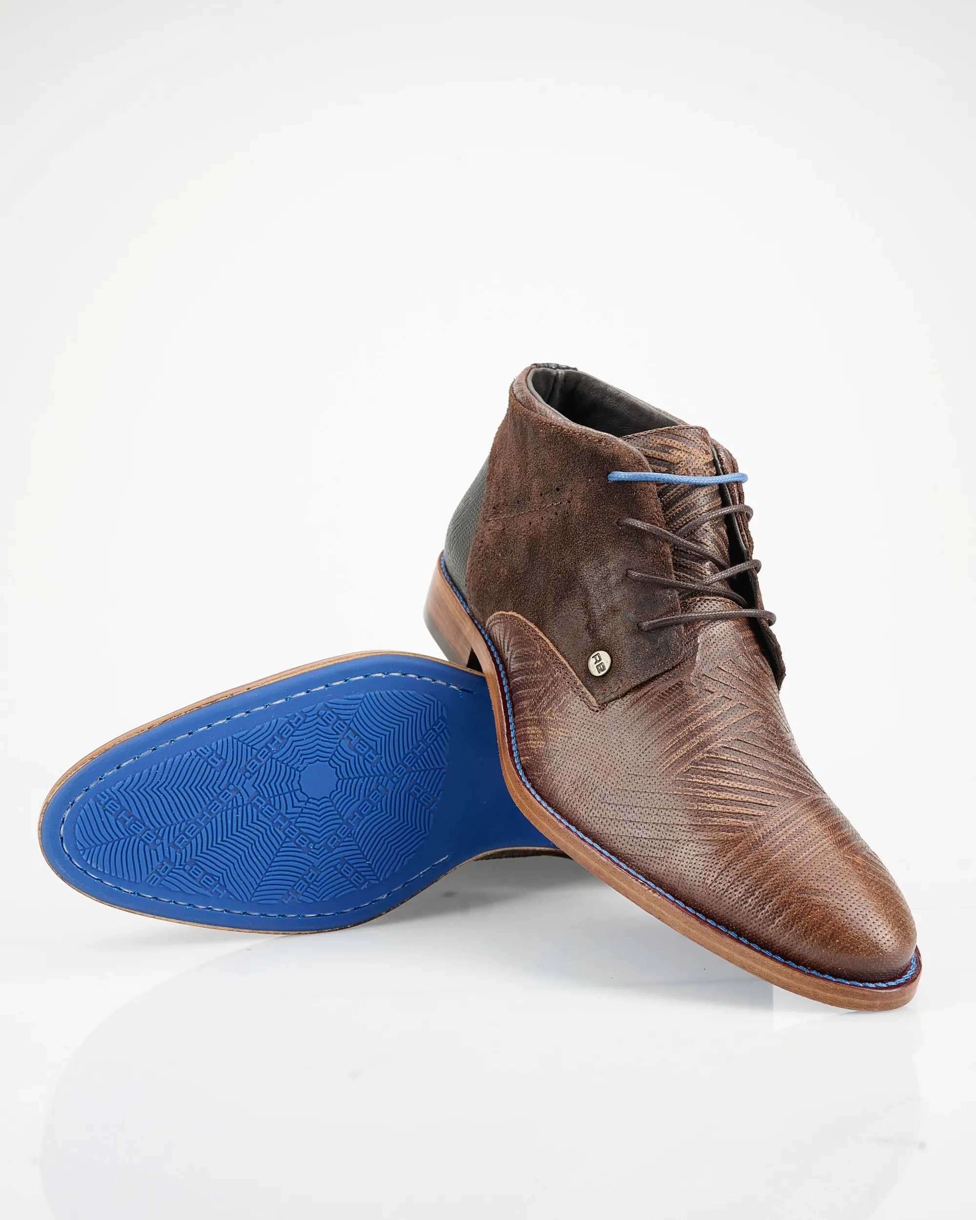 REHAB Salvador ZigZag Geklede schoenen Bruin 081290-001-41