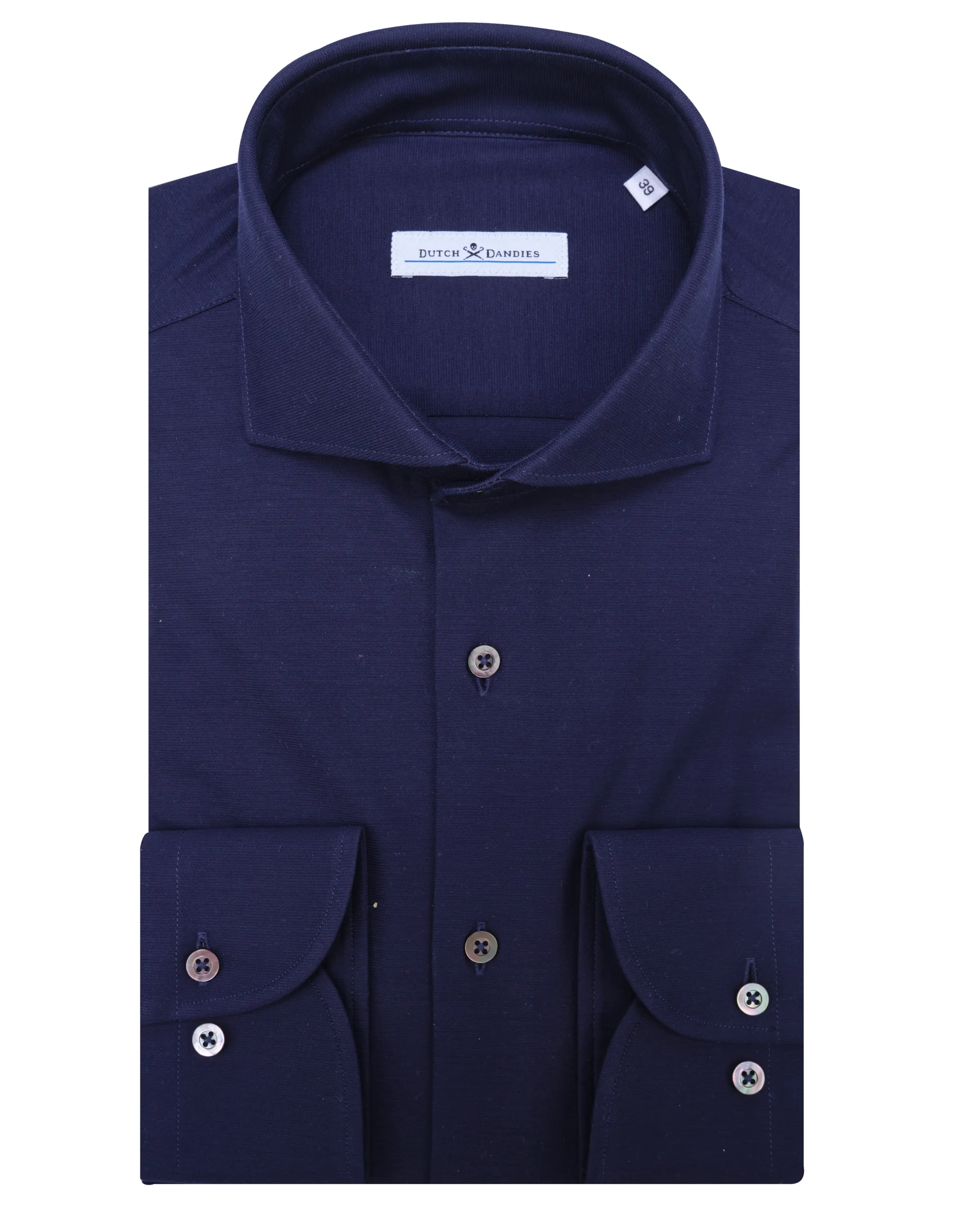 Dutch Dandies Overhemd LM NAVY 081475-001-37