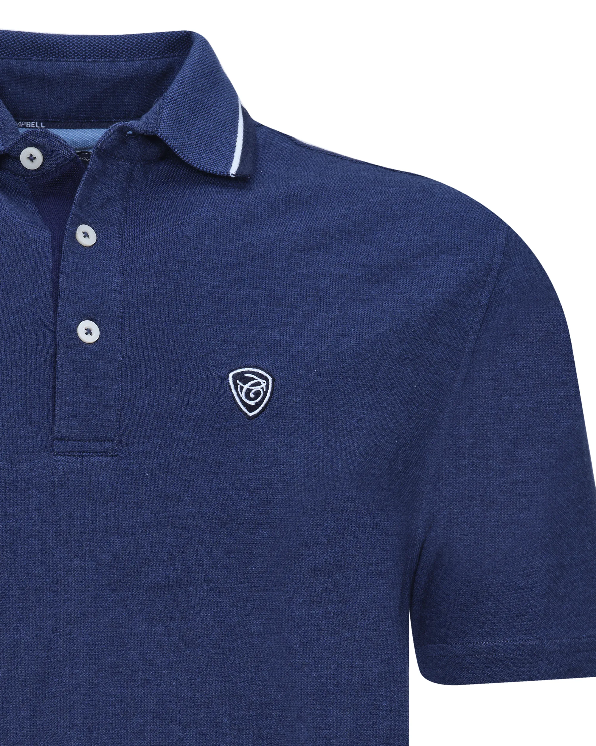 Campbell Stanson Polo KM NAVY 081528-001-L