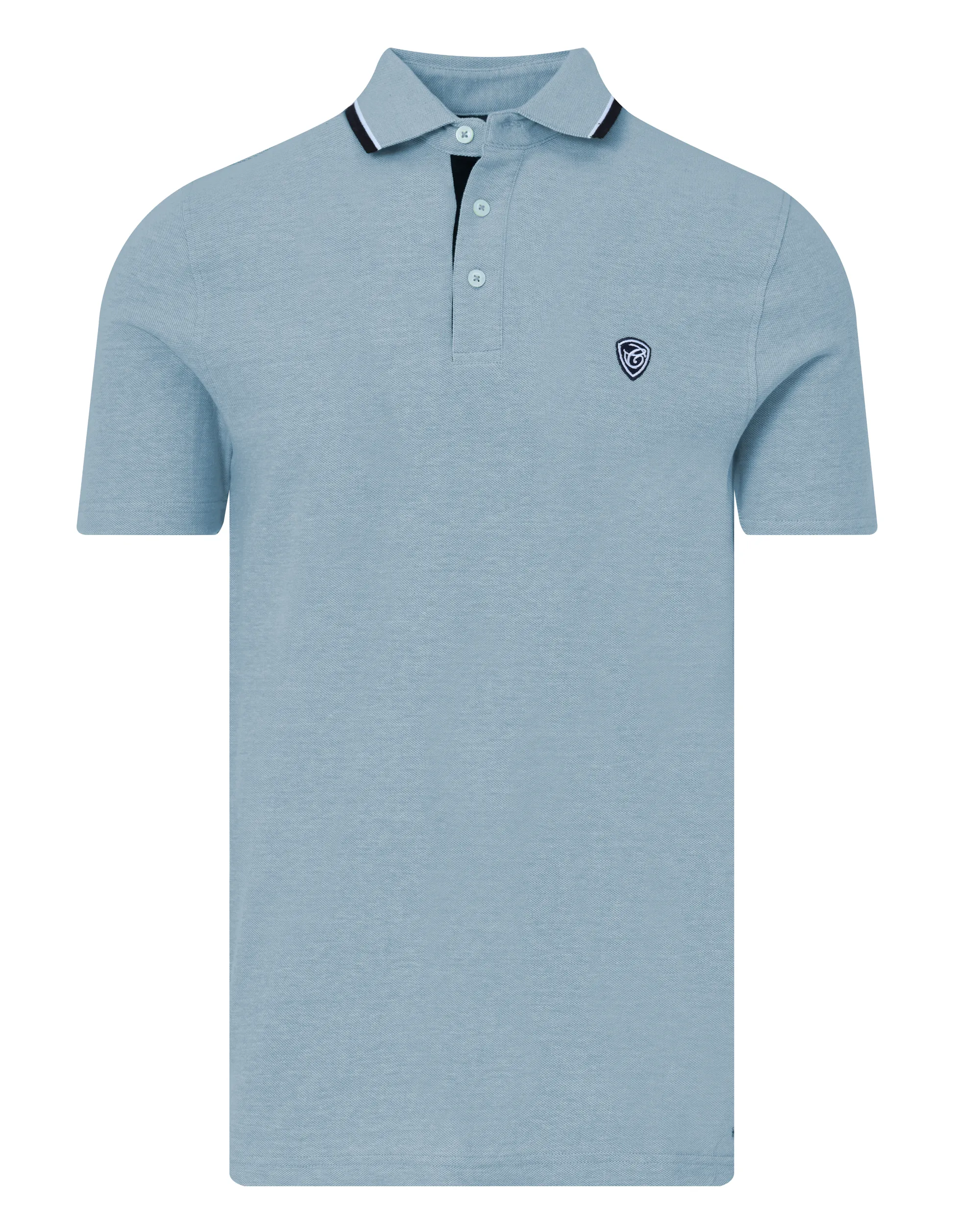 Campbell Stanson Polo KM Brittany Blue 081528-010-XL