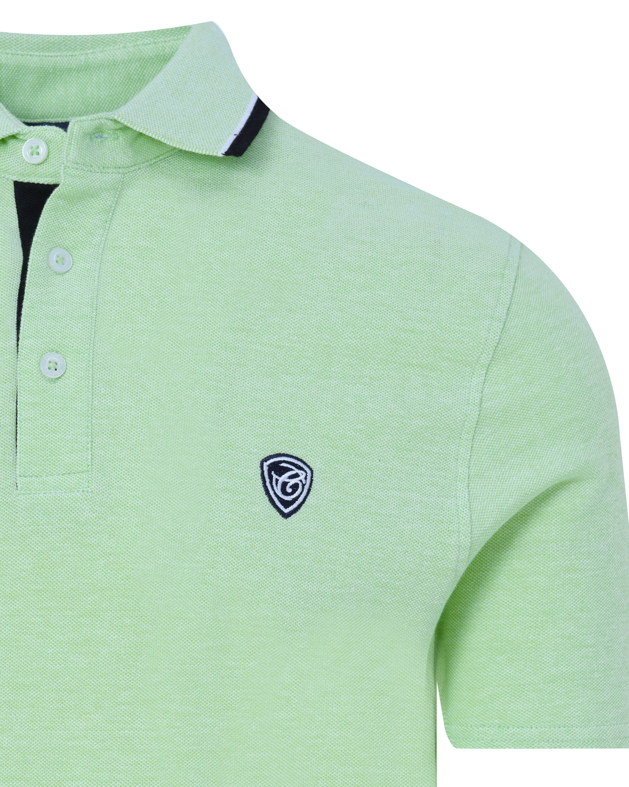 Campbell Stanson Polo KM Celadon Green 081528-012-M
