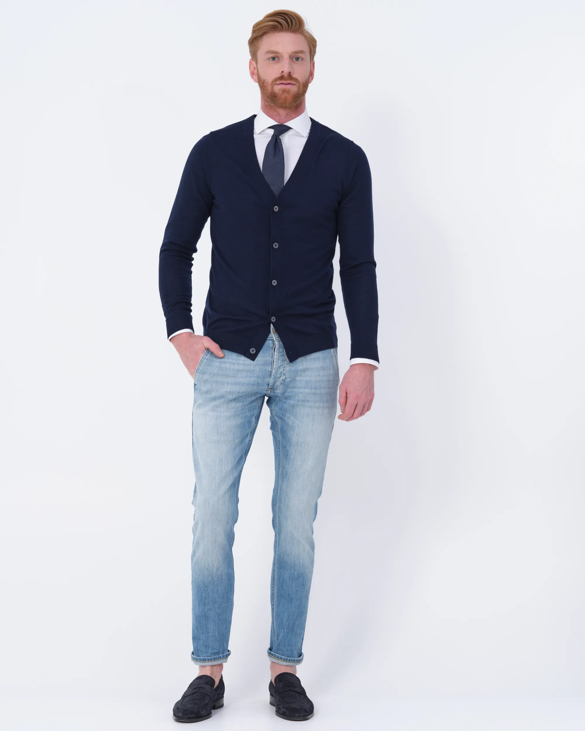 Dutch Dandies Hemsworth Vest NAVY 081564-001-L