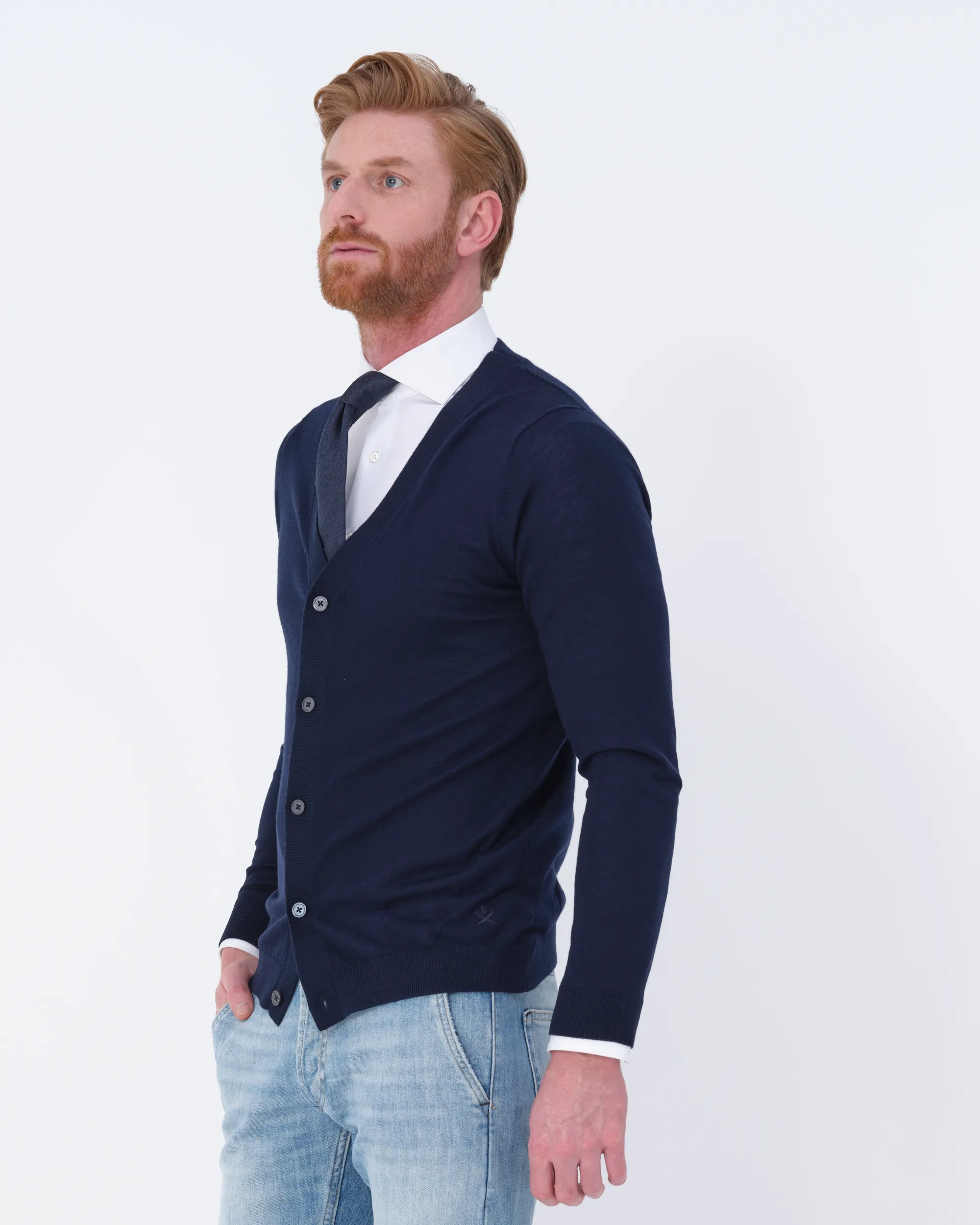 Dutch Dandies Hemsworth Vest NAVY 081564-001-L
