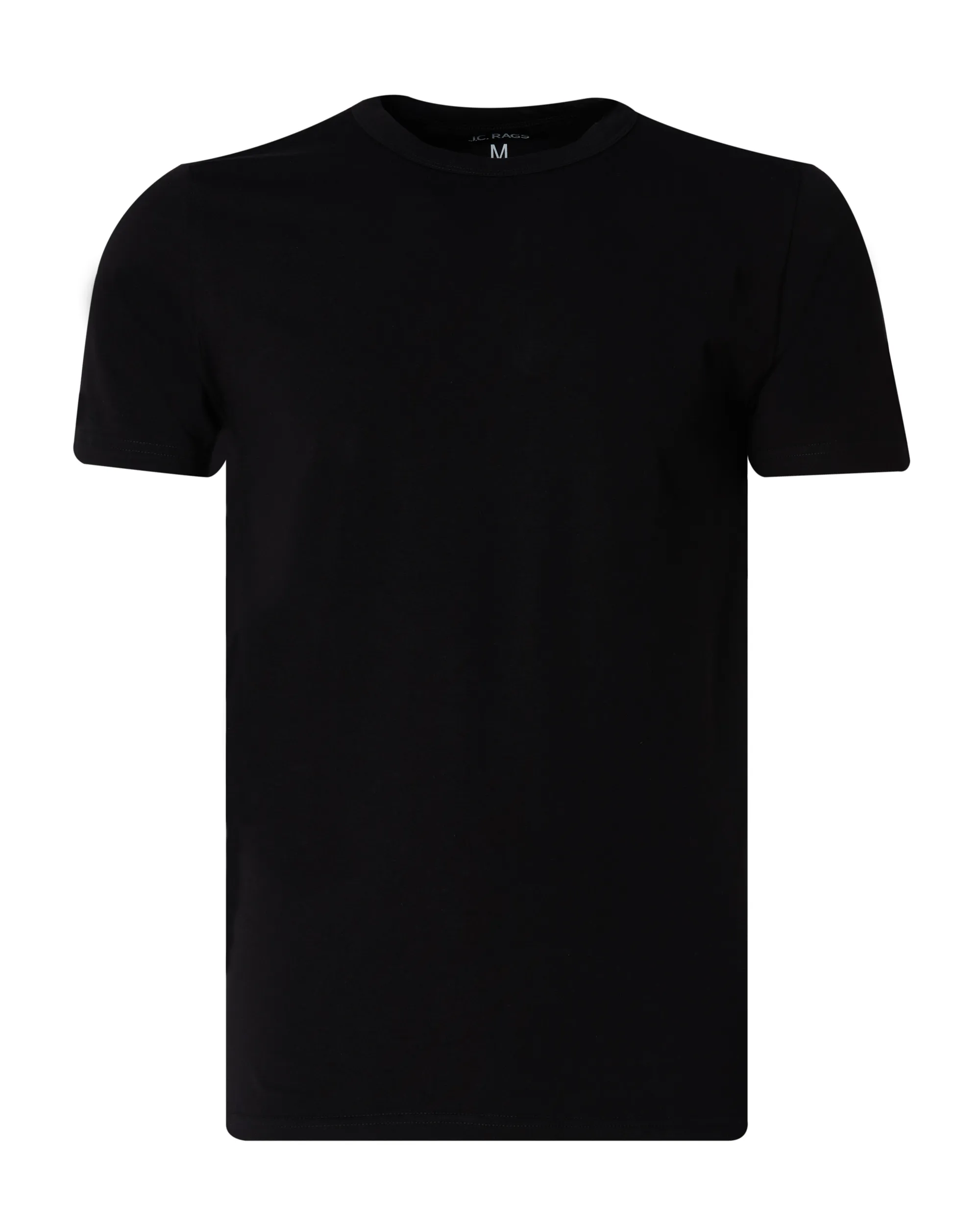 J.C. RAGS Basic T-shirt KM 2-pack Black 081603-001-L