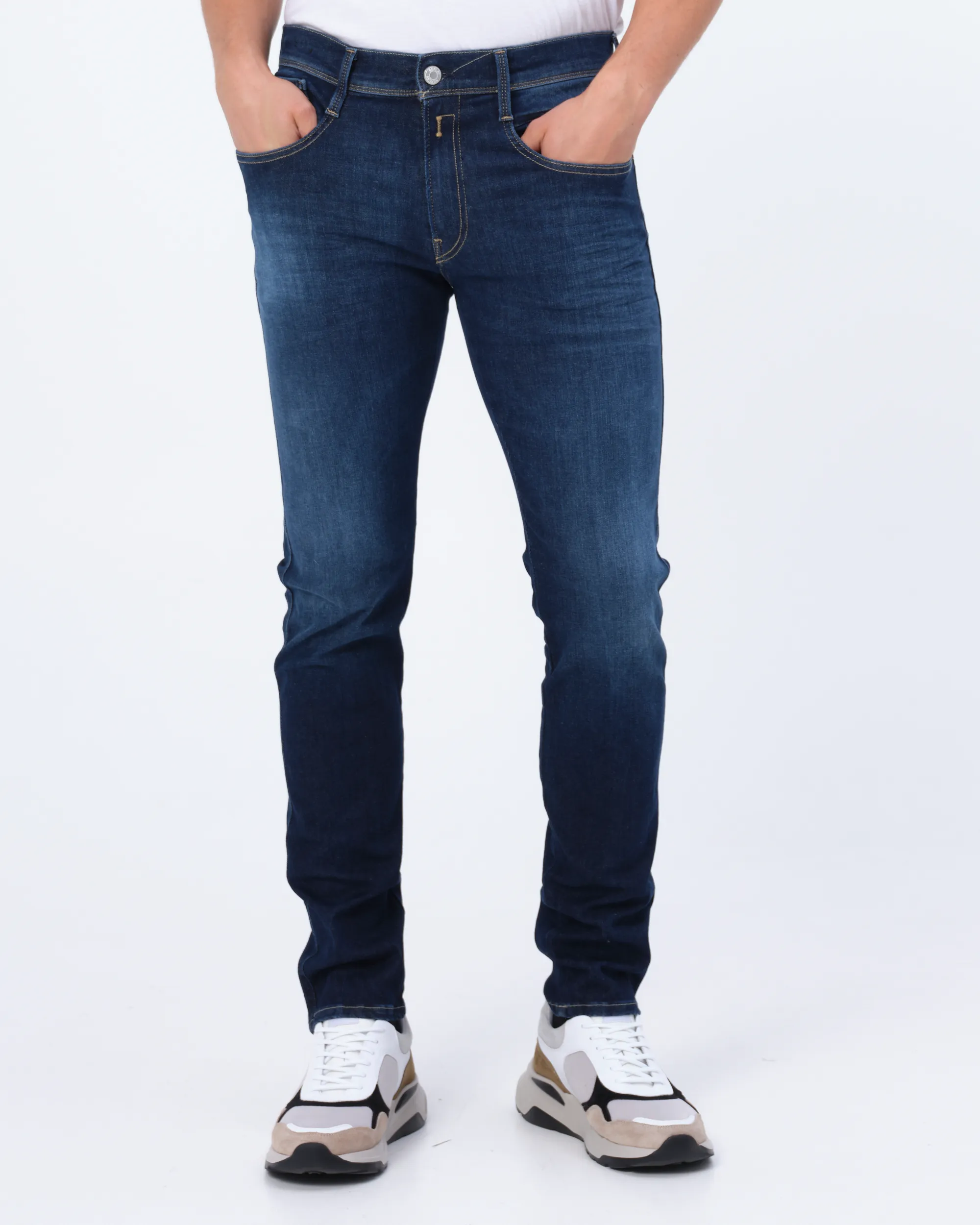 Replay Anbass Hyperflex 360 Jeans Blauw 081766-001-28/32