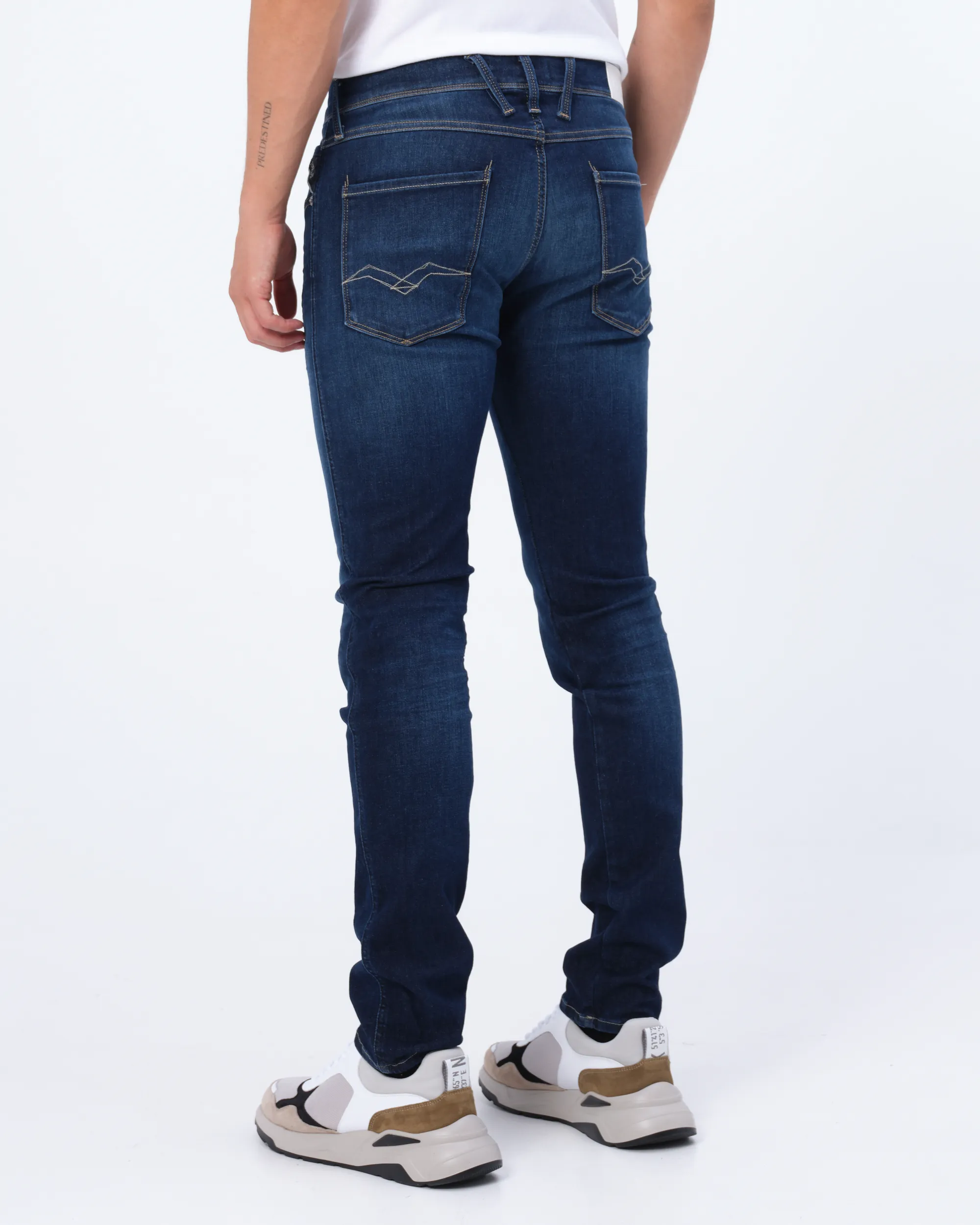Replay Anbass Hyperflex 360 Jeans Blauw 081766-001-28/32