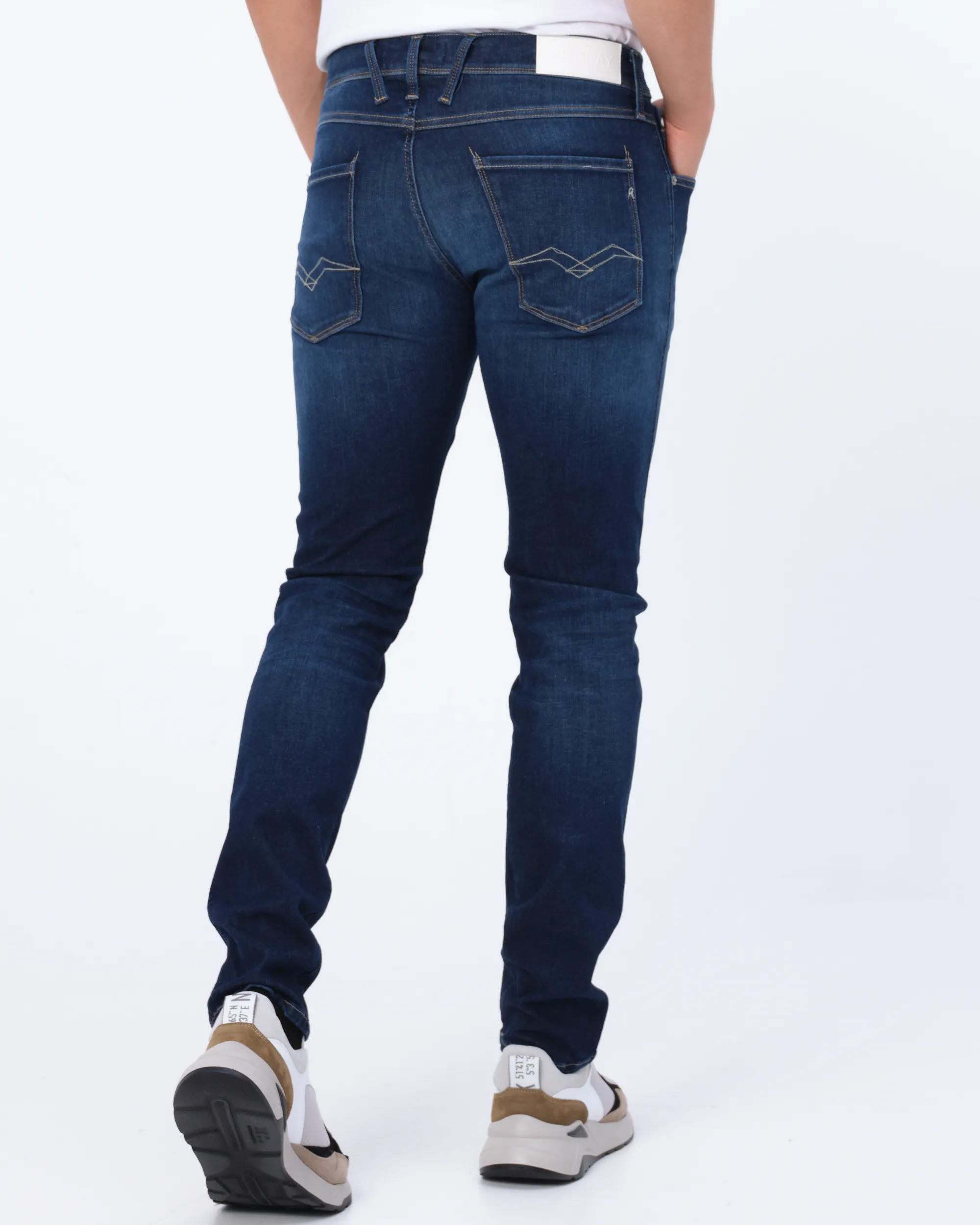 Replay Anbass Hyperflex 360 Jeans Blauw 081766-001-28/32