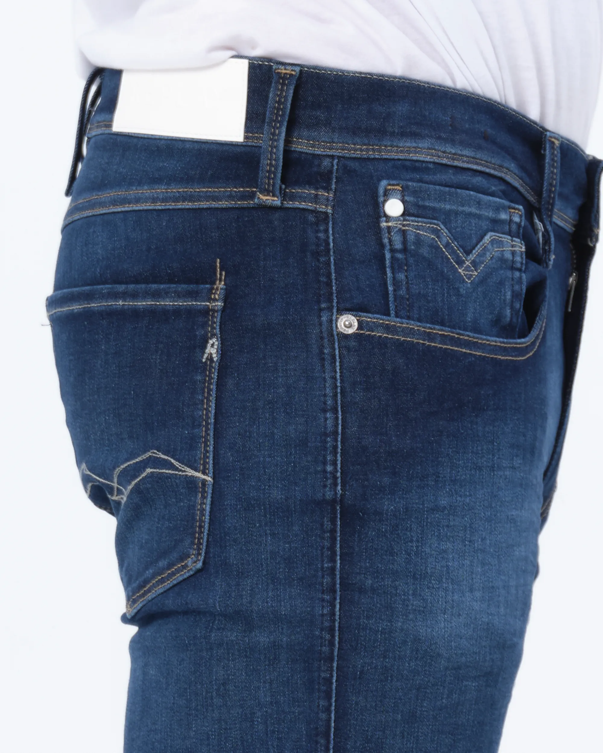Replay Anbass Hyperflex 360 Jeans Blauw 081766-001-28/32