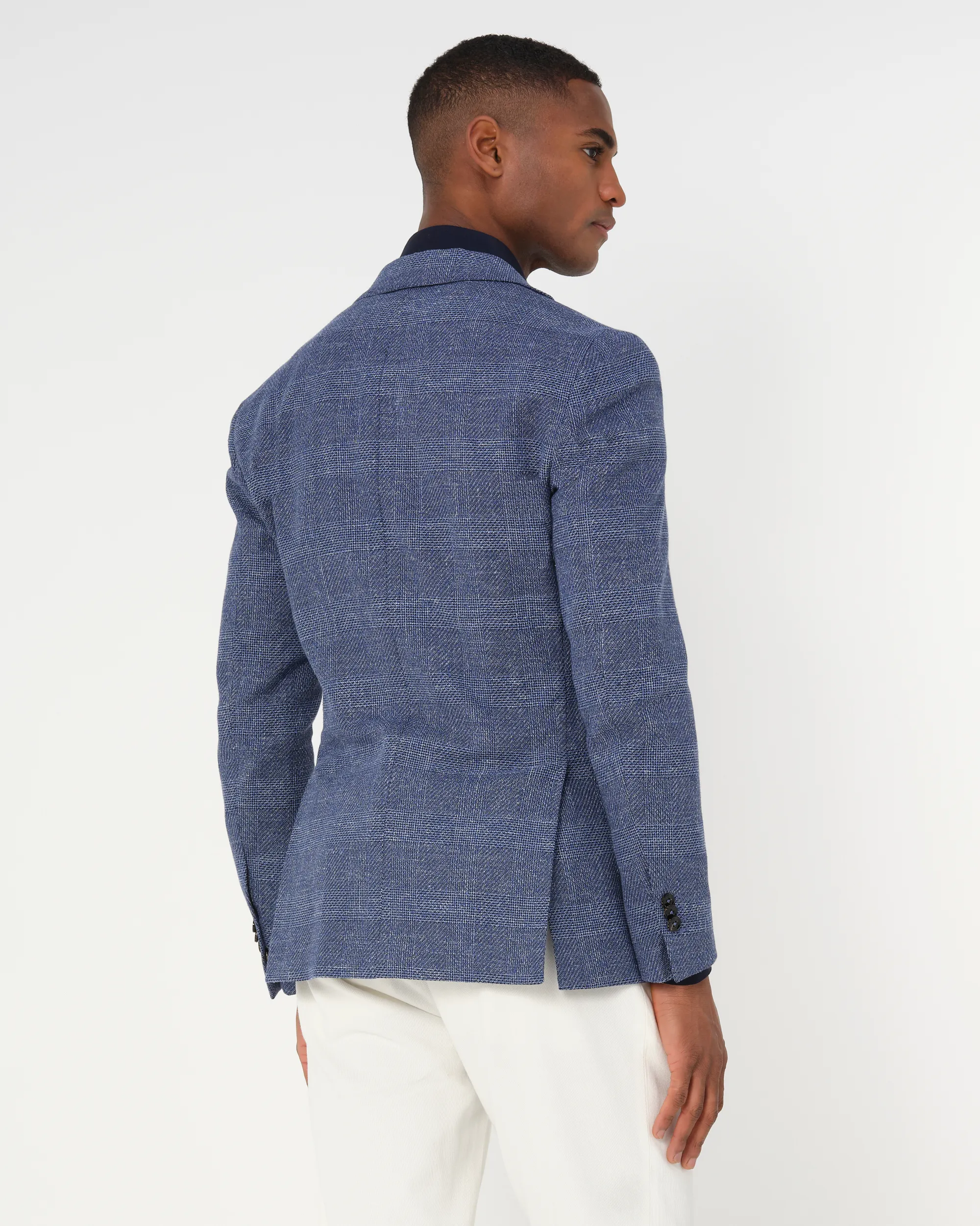 Dutch Dandies Colbert Navy grote ruit 081835-001-46