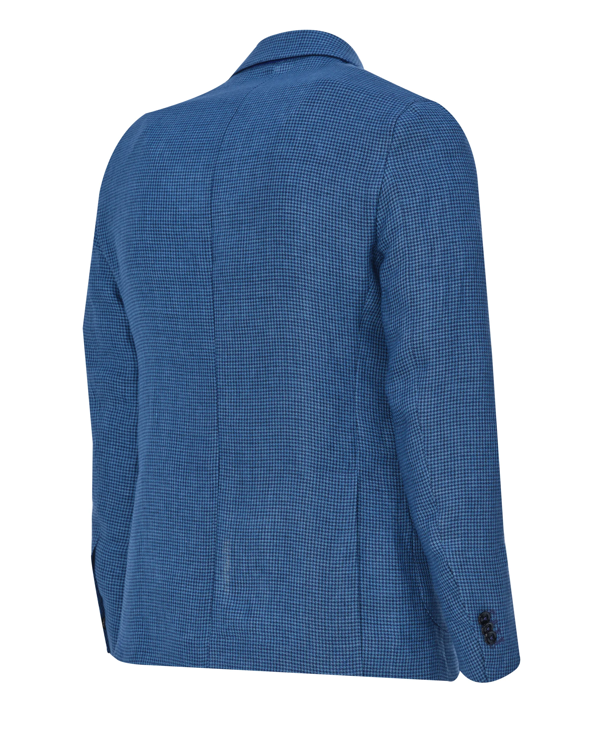 Dutch Dandies Damon Colbert Blauw kleine ruit 081845-002-46