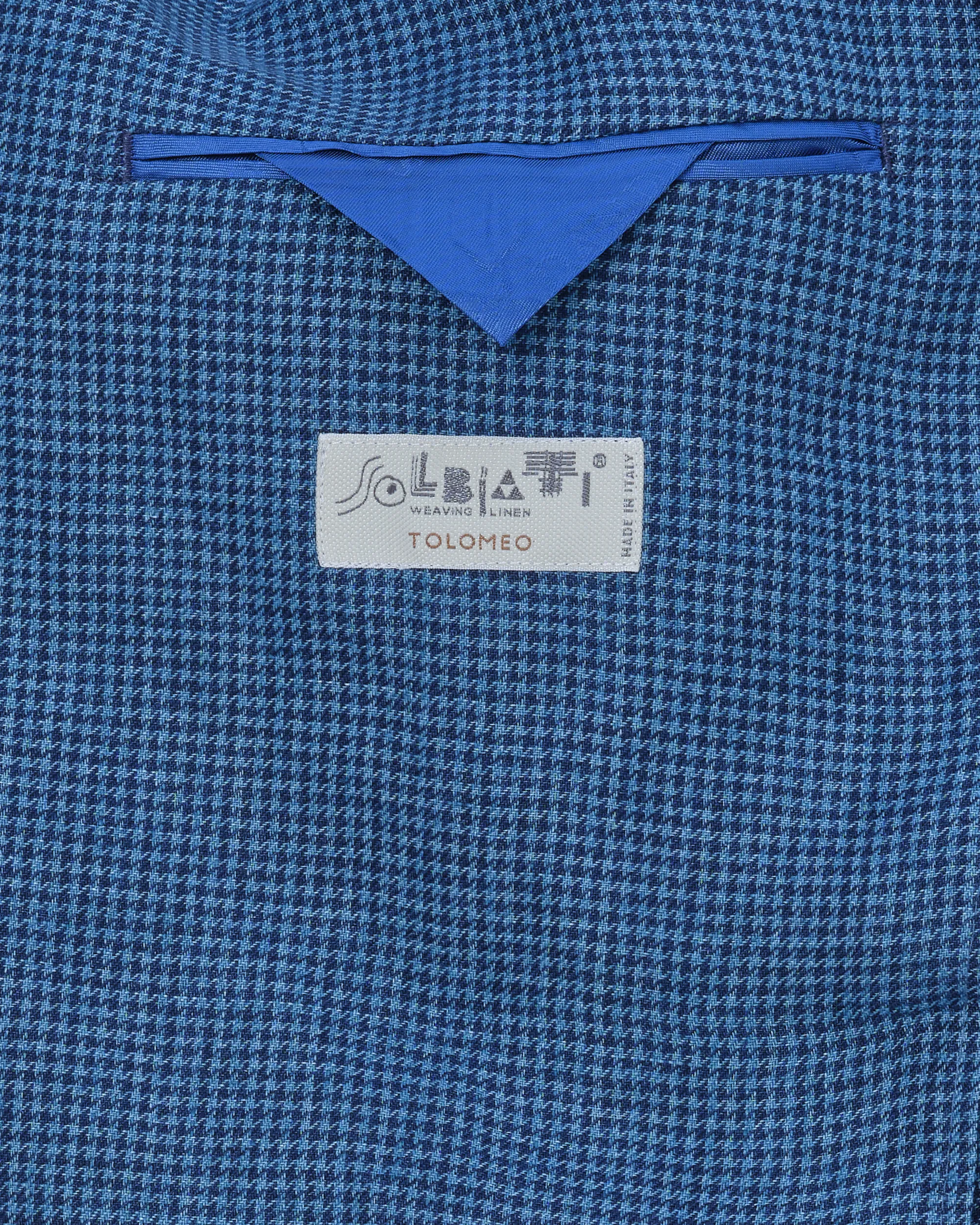 Dutch Dandies Damon Colbert Blauw kleine ruit 081845-002-46