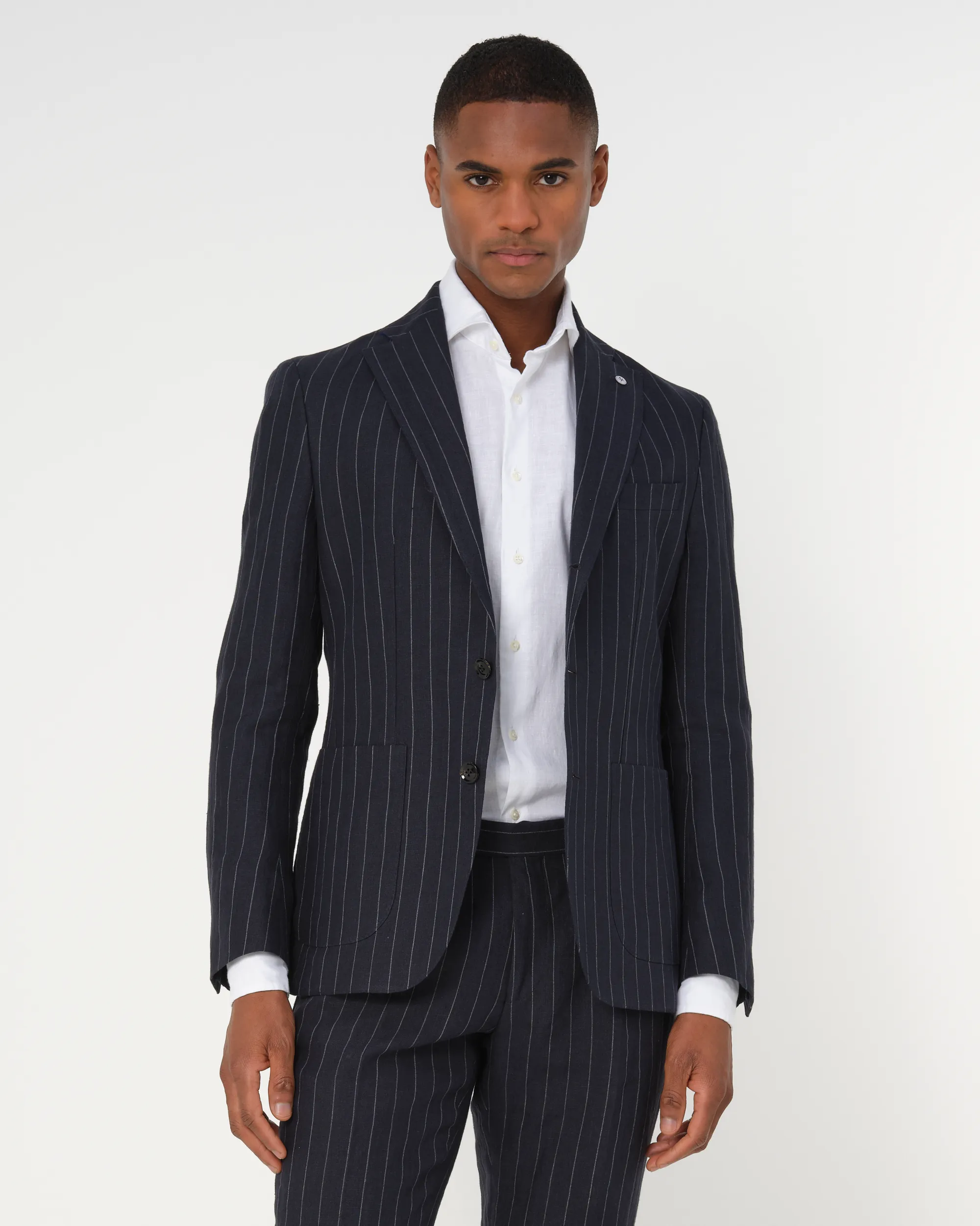 Dutch Dandies Damon Mix & Match Colbert Navy streep 081849-002-46