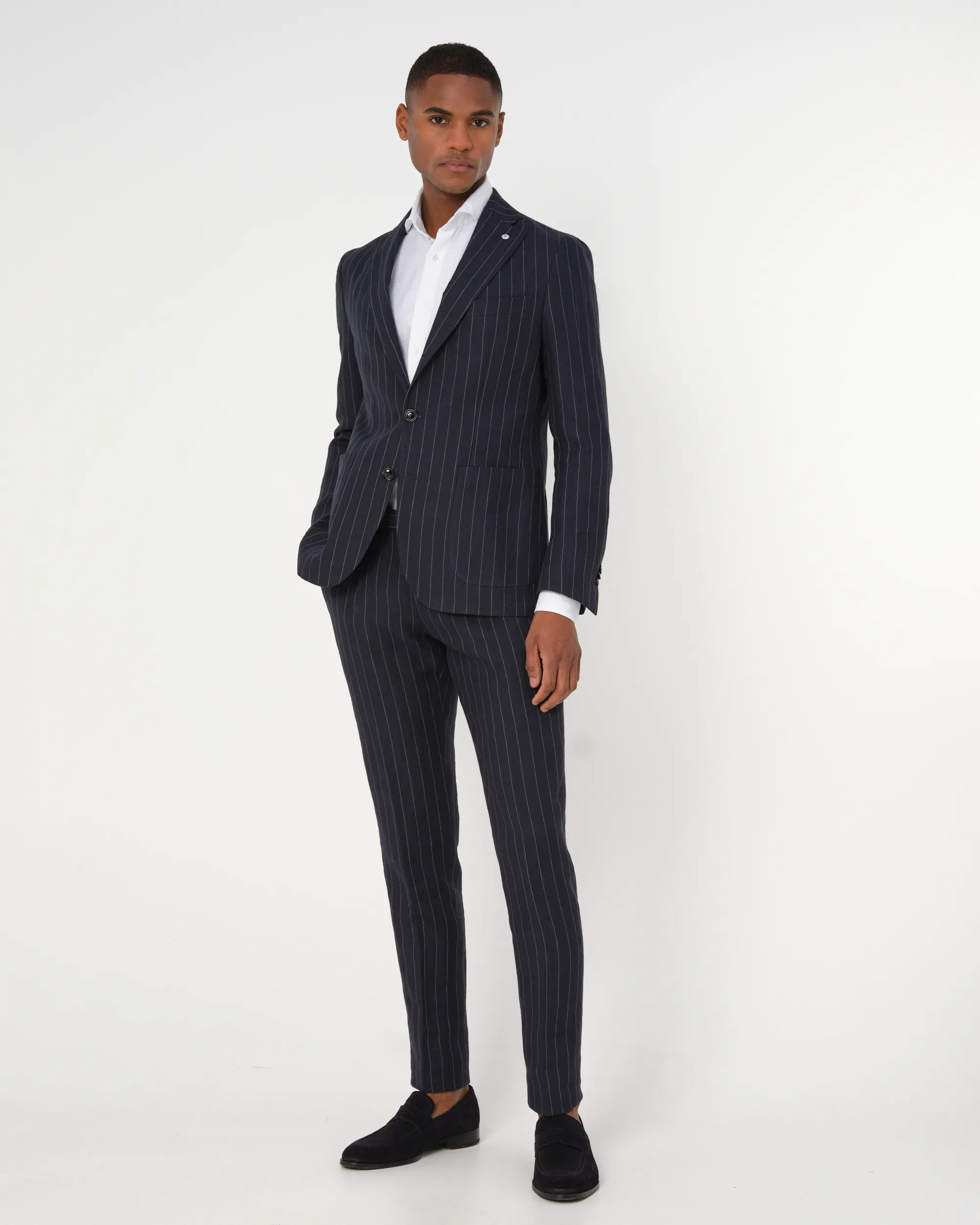 Dutch Dandies Damon Mix & Match Colbert Navy streep 081849-002-46