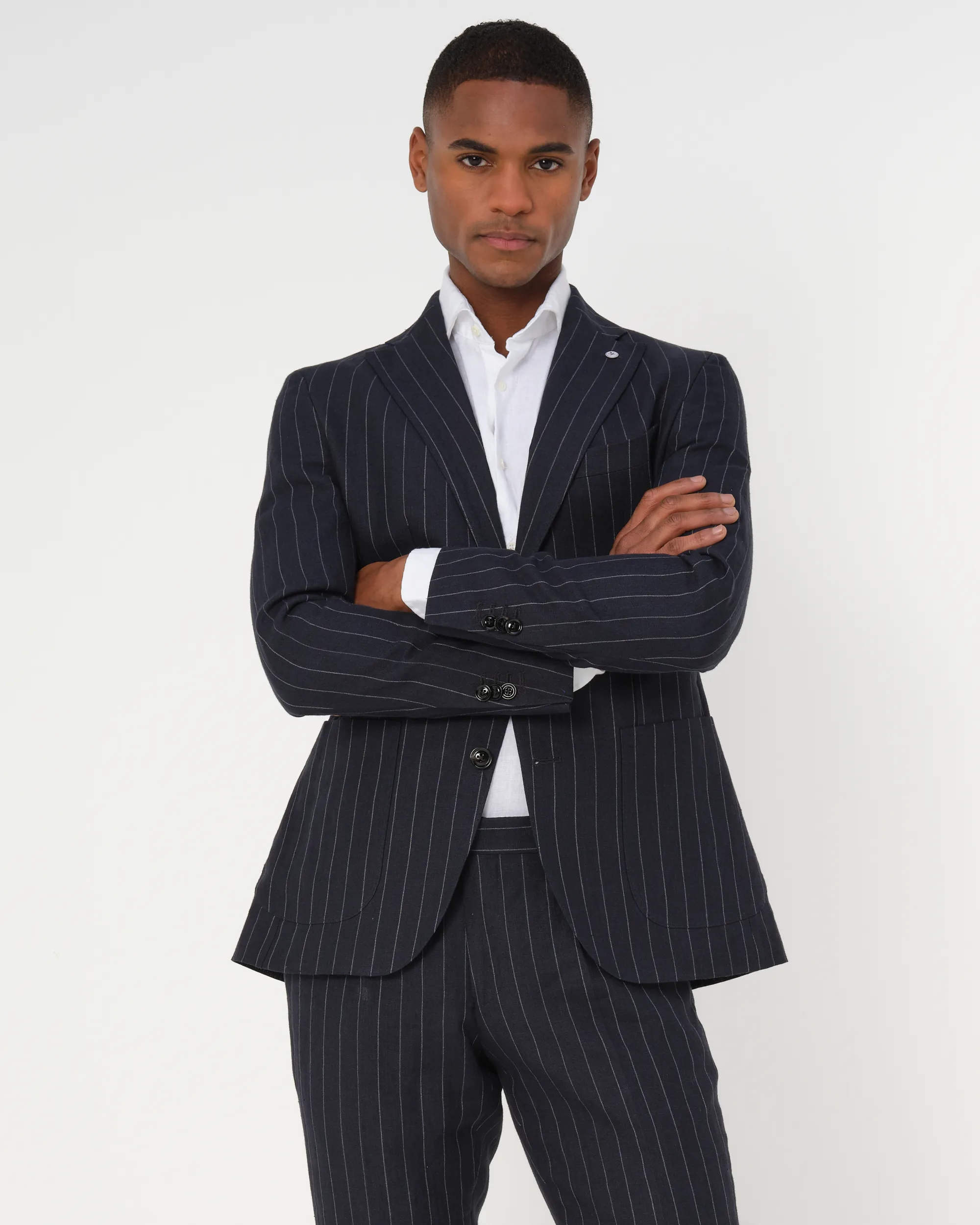 Dutch Dandies Damon Mix & Match Colbert Navy streep 081849-002-46