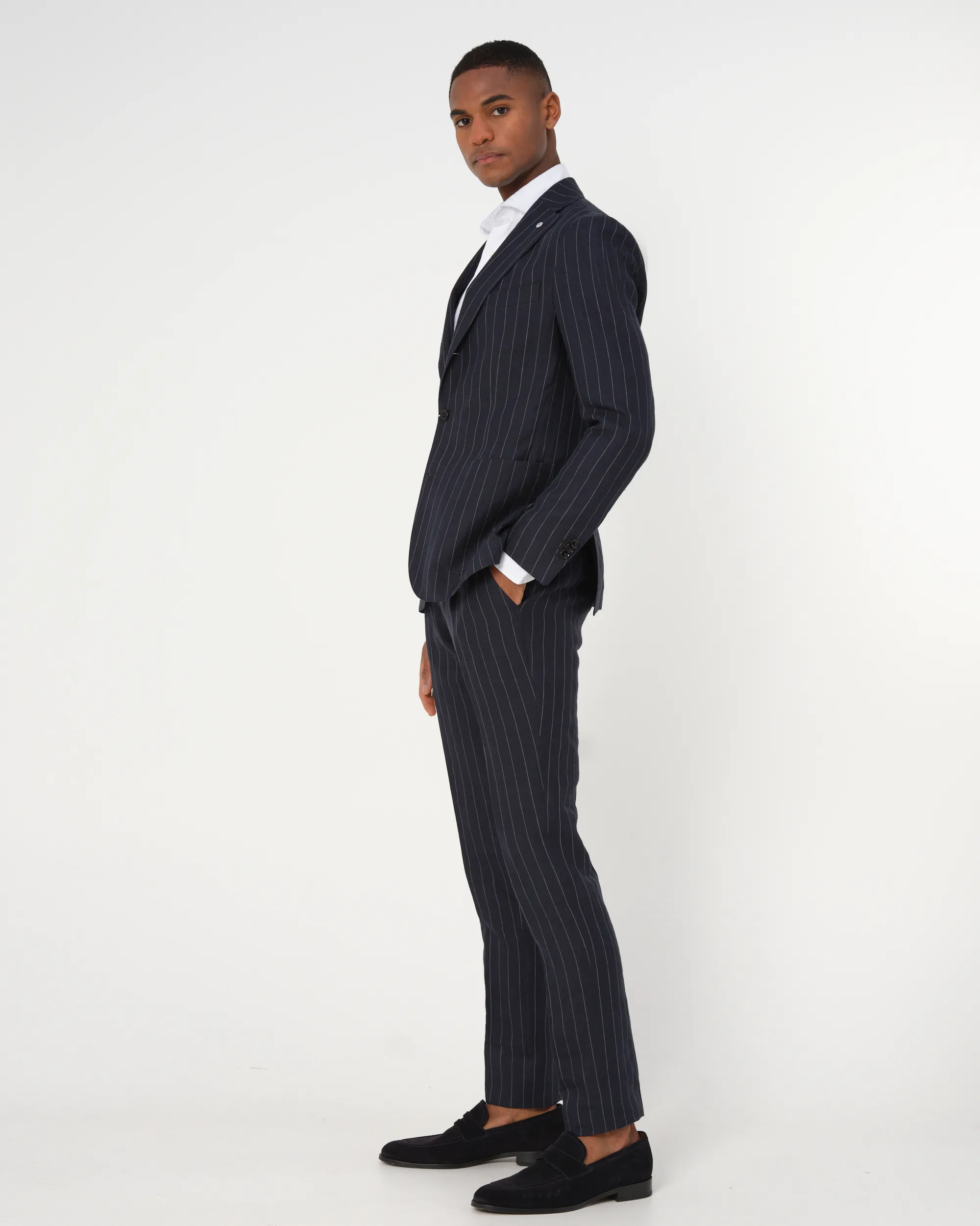 Dutch Dandies Damon Mix & Match Colbert Navy streep 081849-002-46