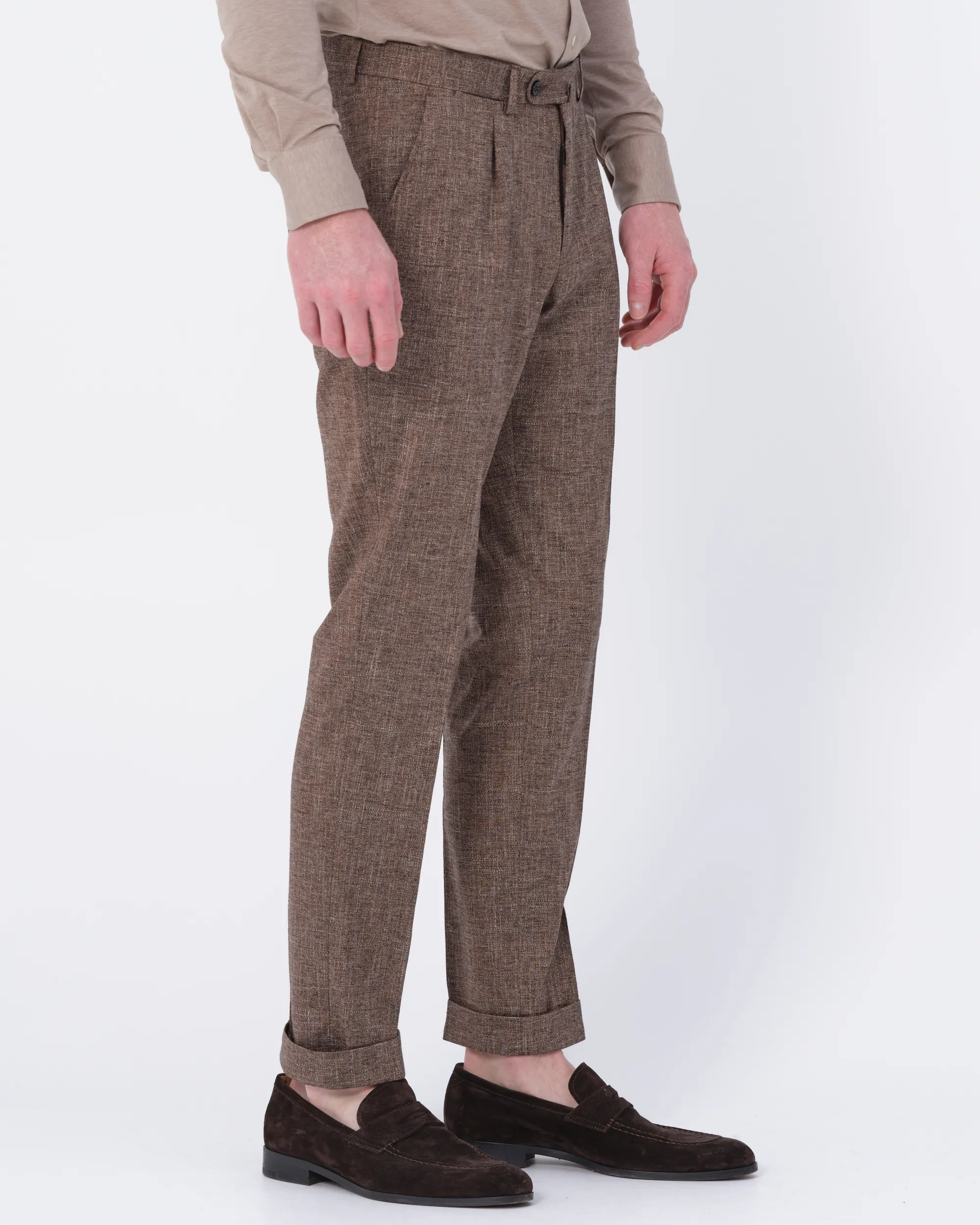 Dutch Dandies Prato Mix & Match Pantalon Bruin uni 081867-003-46