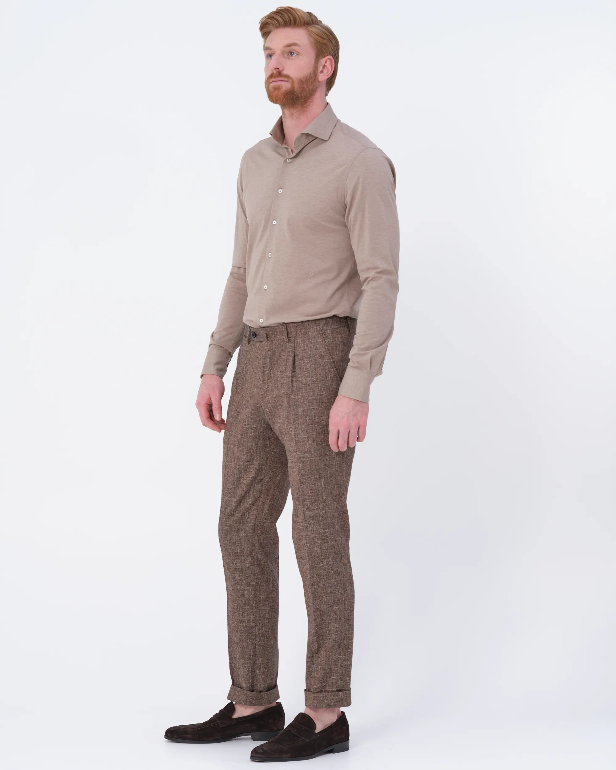 Dutch Dandies Prato Mix & Match Pantalon Bruin uni 081867-003-46