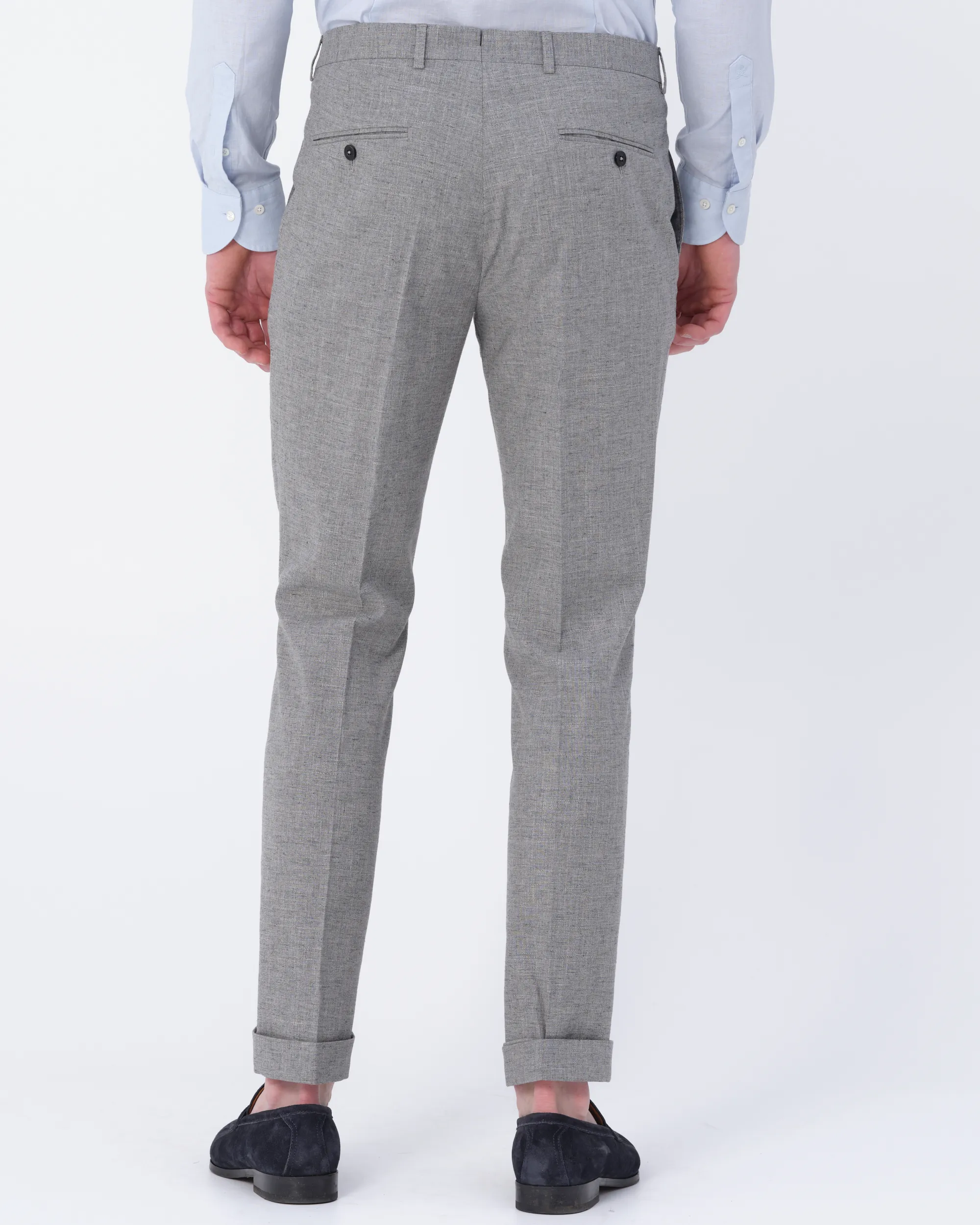 Dutch Dandies Prato Mix & Match Pantalon Lichtgrijs uni 081867-004-46