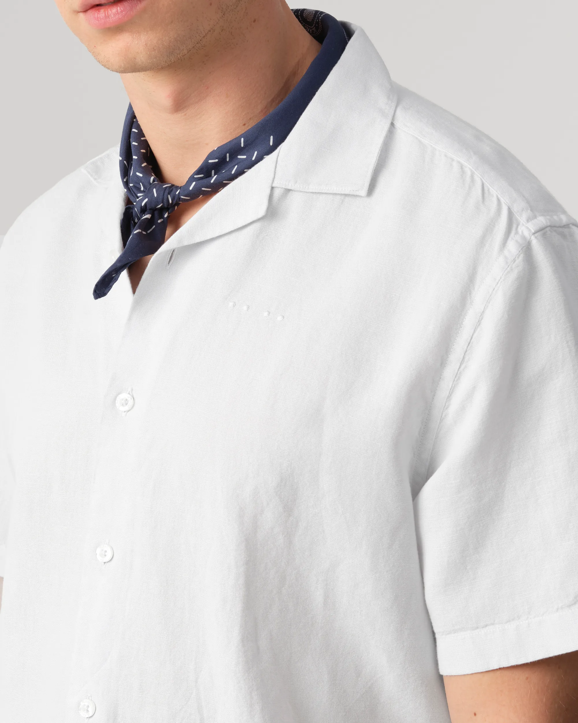 J.C. RAGS Elvis Casual Overhemd KM WHITE 082305-003-L
