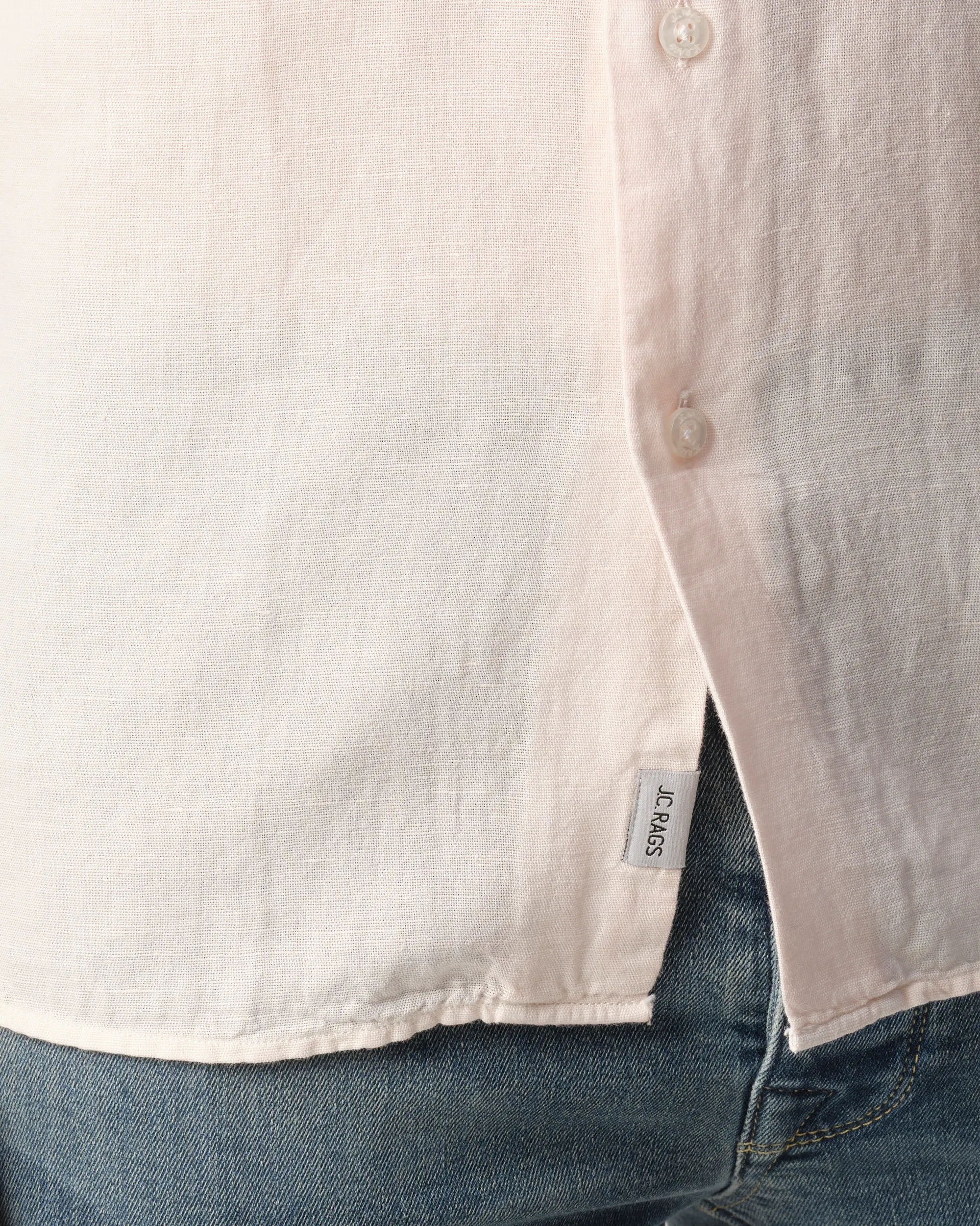 J.C. RAGS Elvis Casual Overhemd KM Pink Salt 082305-005-XXL