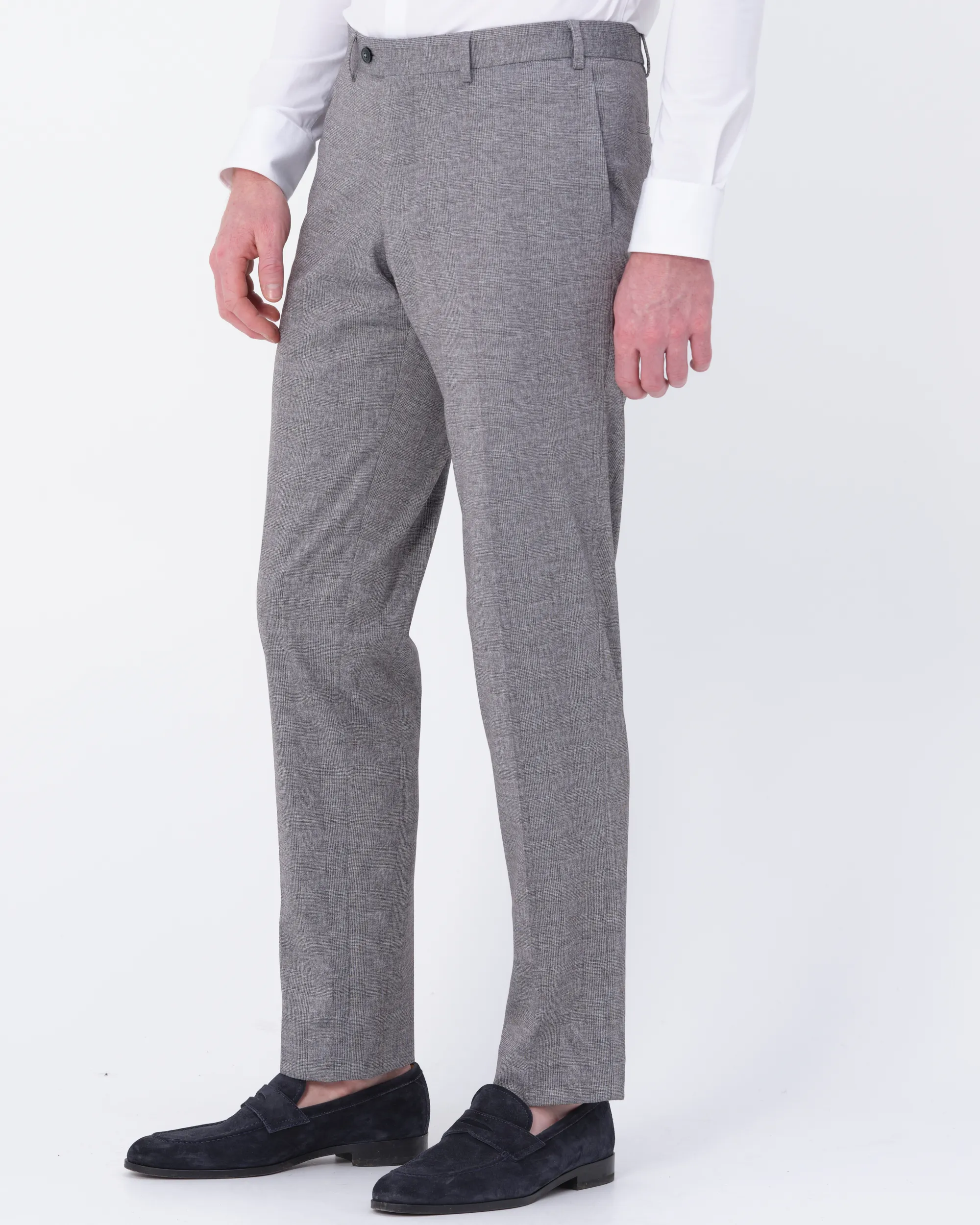 Recall Mix & Match Pantalon Grijs kleine ruit 083376-002-46