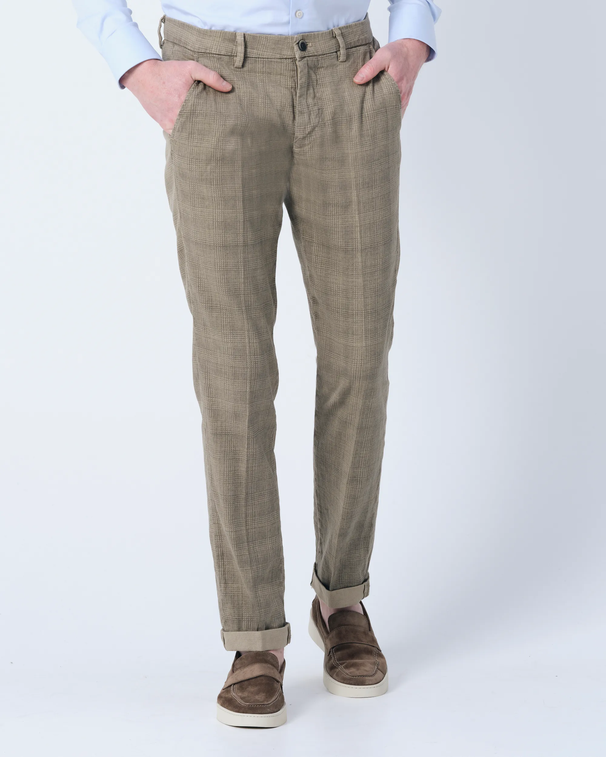 Mason's Chino Bruin ruit 083835-001-46