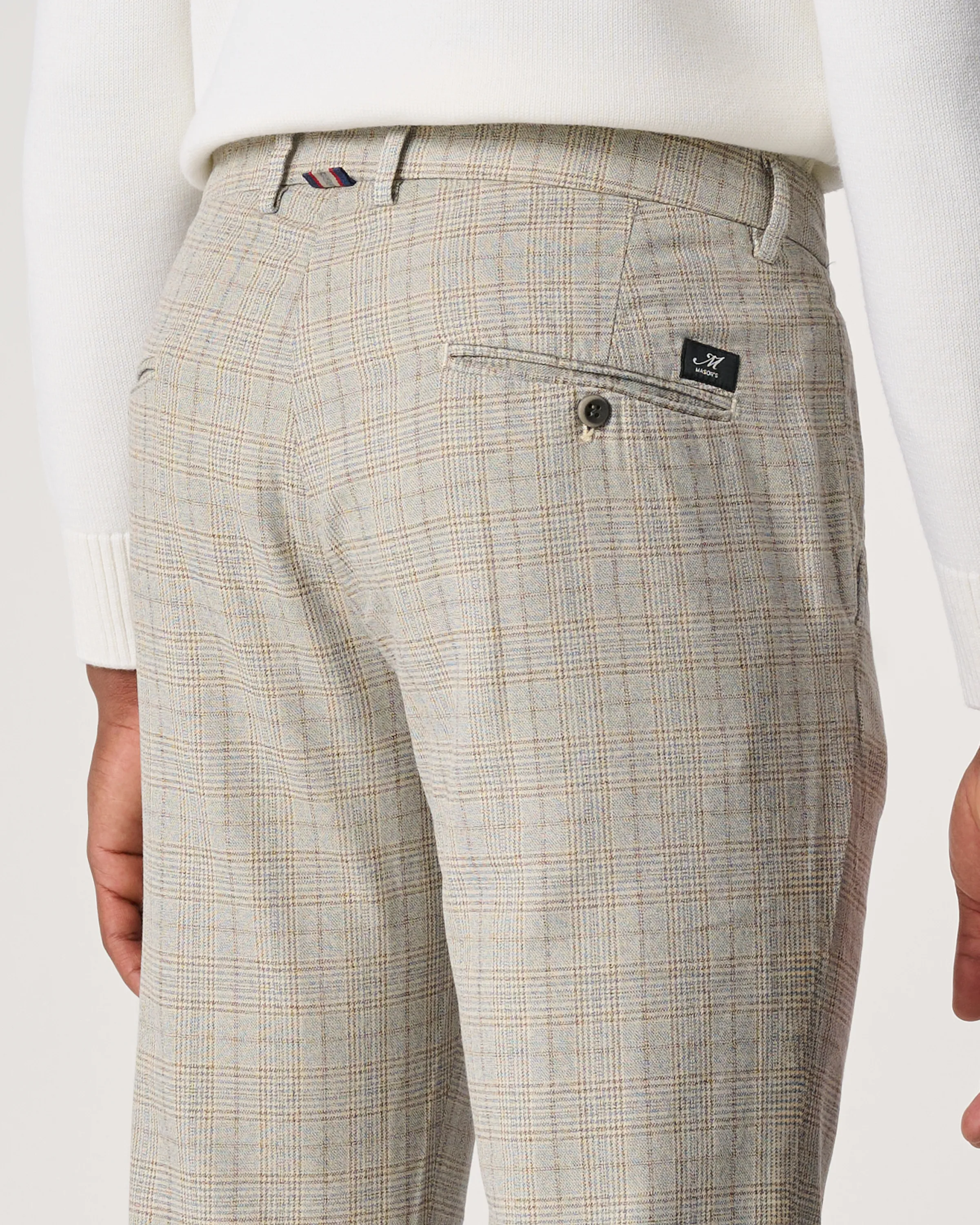 Mason's Chino Bruin ruit 083837-001-46