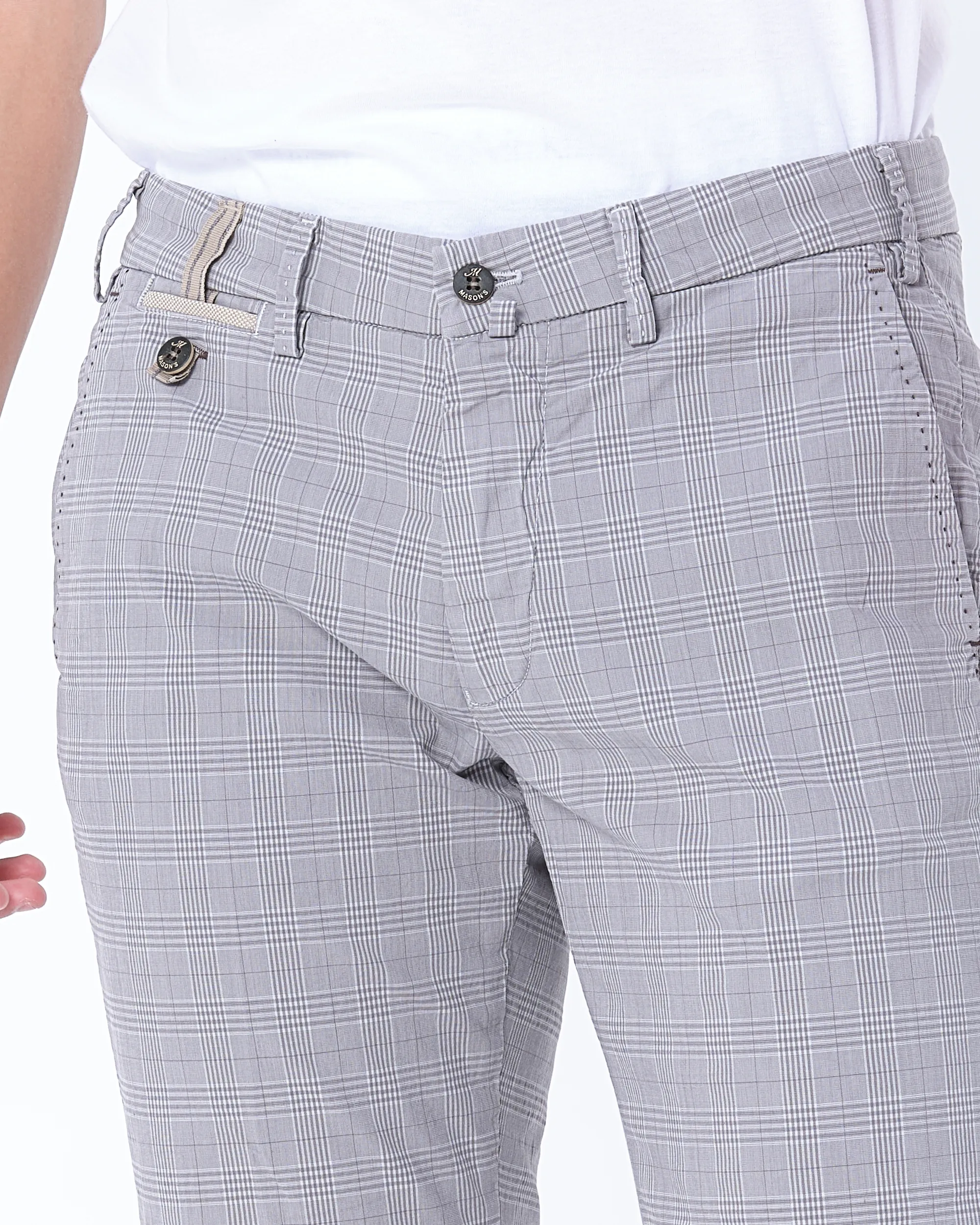 Mason's Chino Grijs ruit 083846-001-46