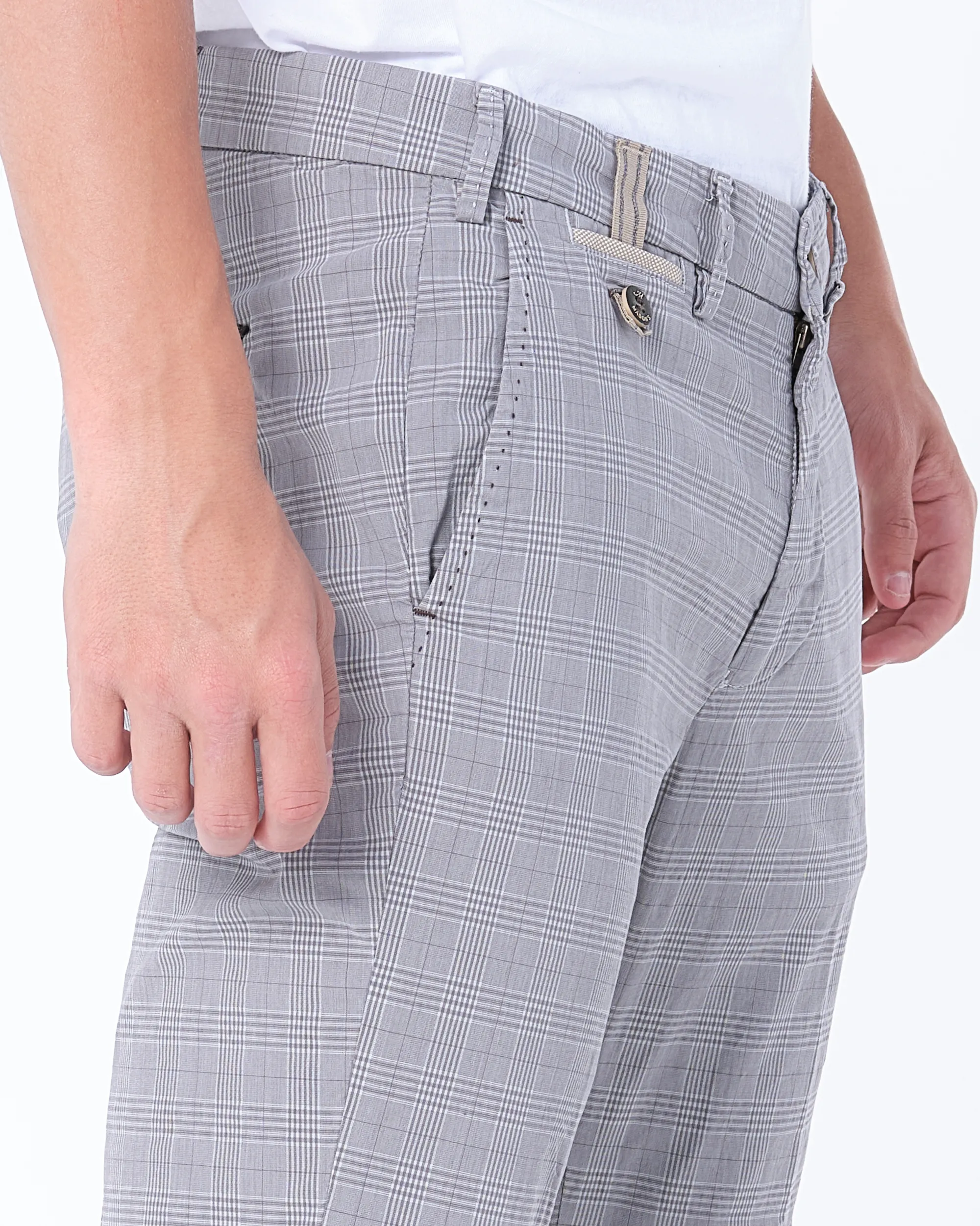 Mason's Chino Grijs ruit 083846-001-46