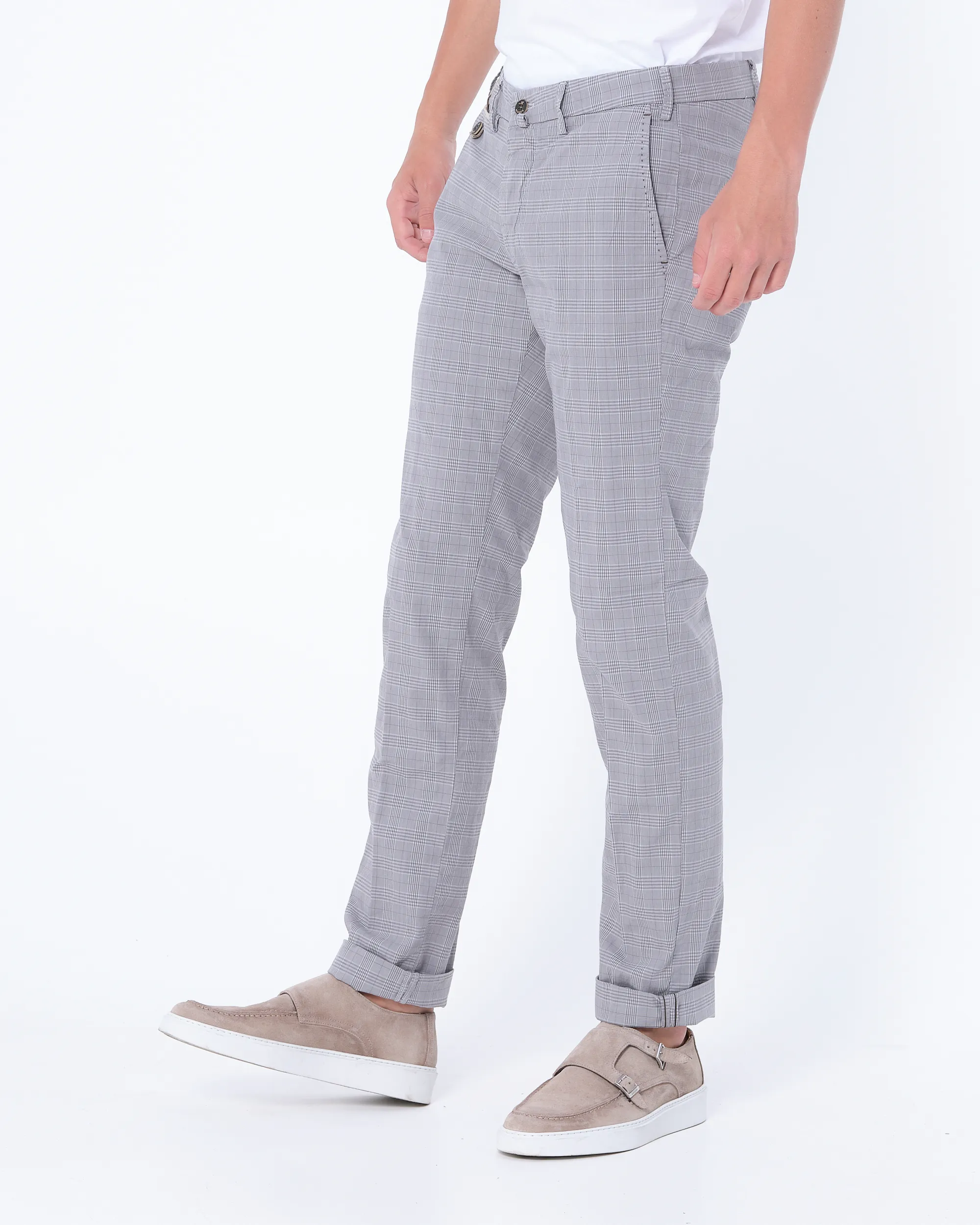 Mason's Chino Grijs ruit 083846-001-46
