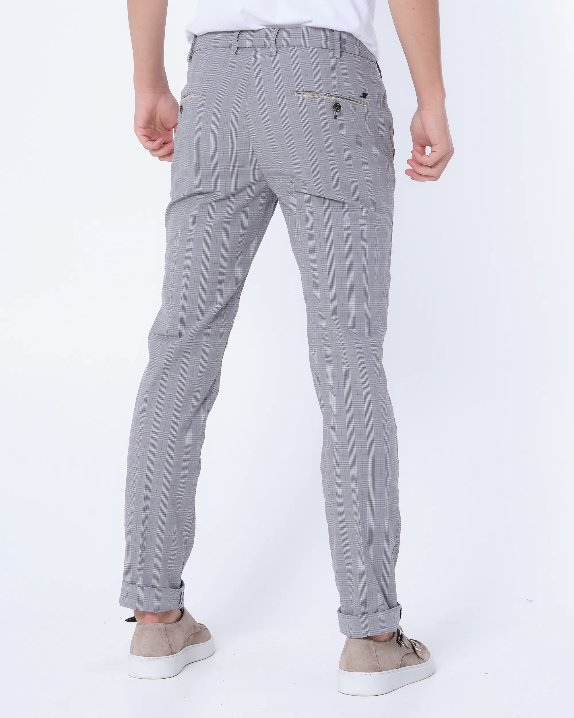 Mason's Chino Grijs ruit 083846-001-46