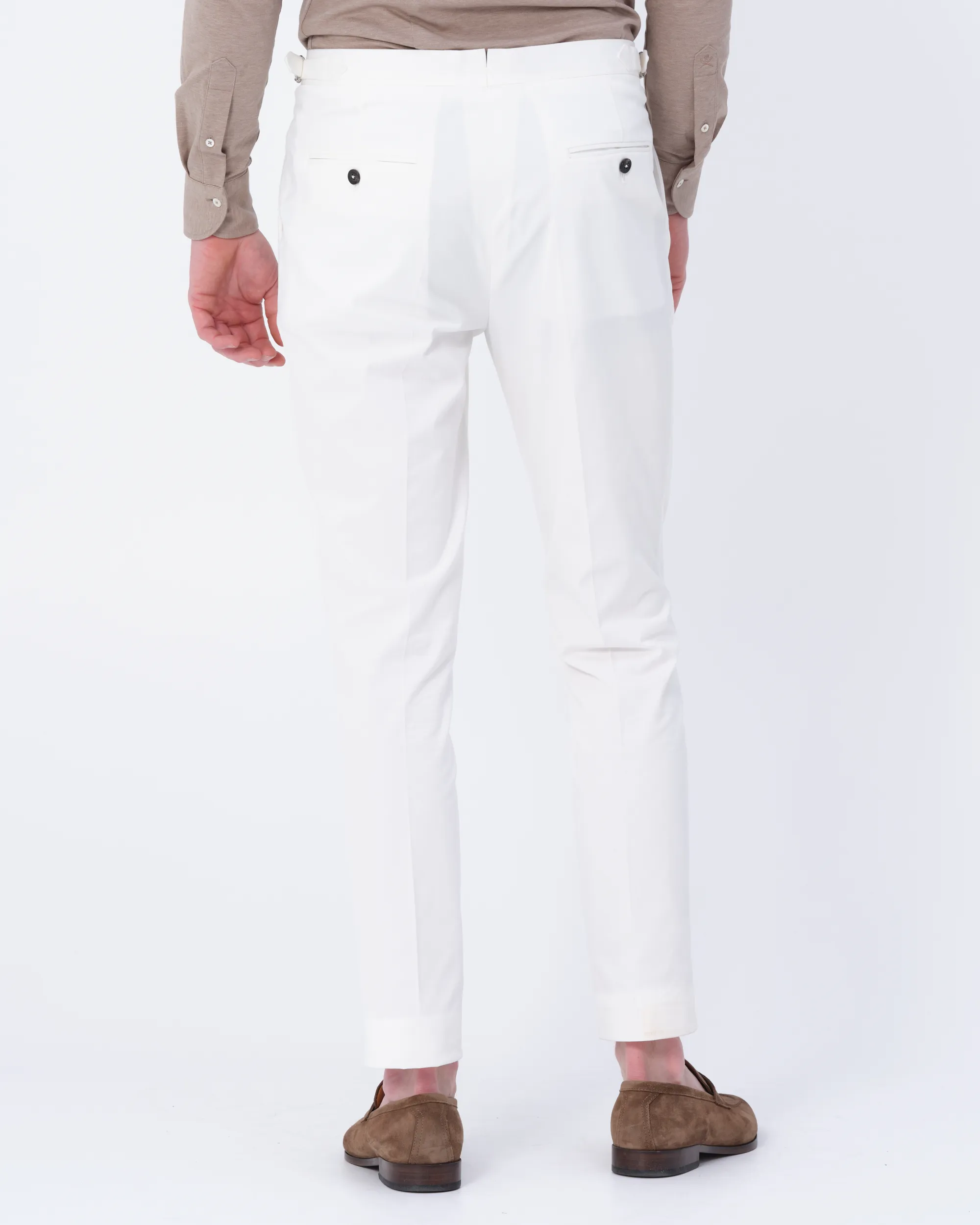 Dutch Dandies Pistoia Pantalon Wit uni 084134-002-56