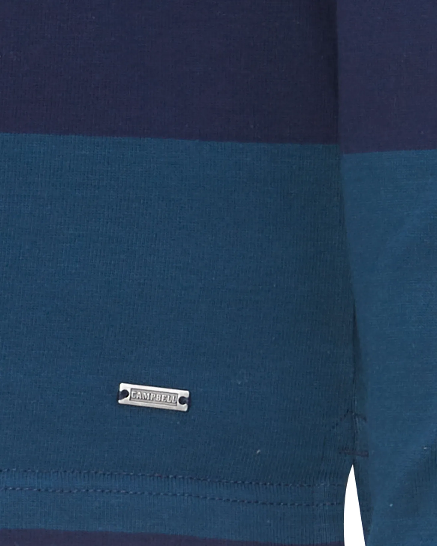 Campbell Polo Lange mouw Navy streep 084529-001-L