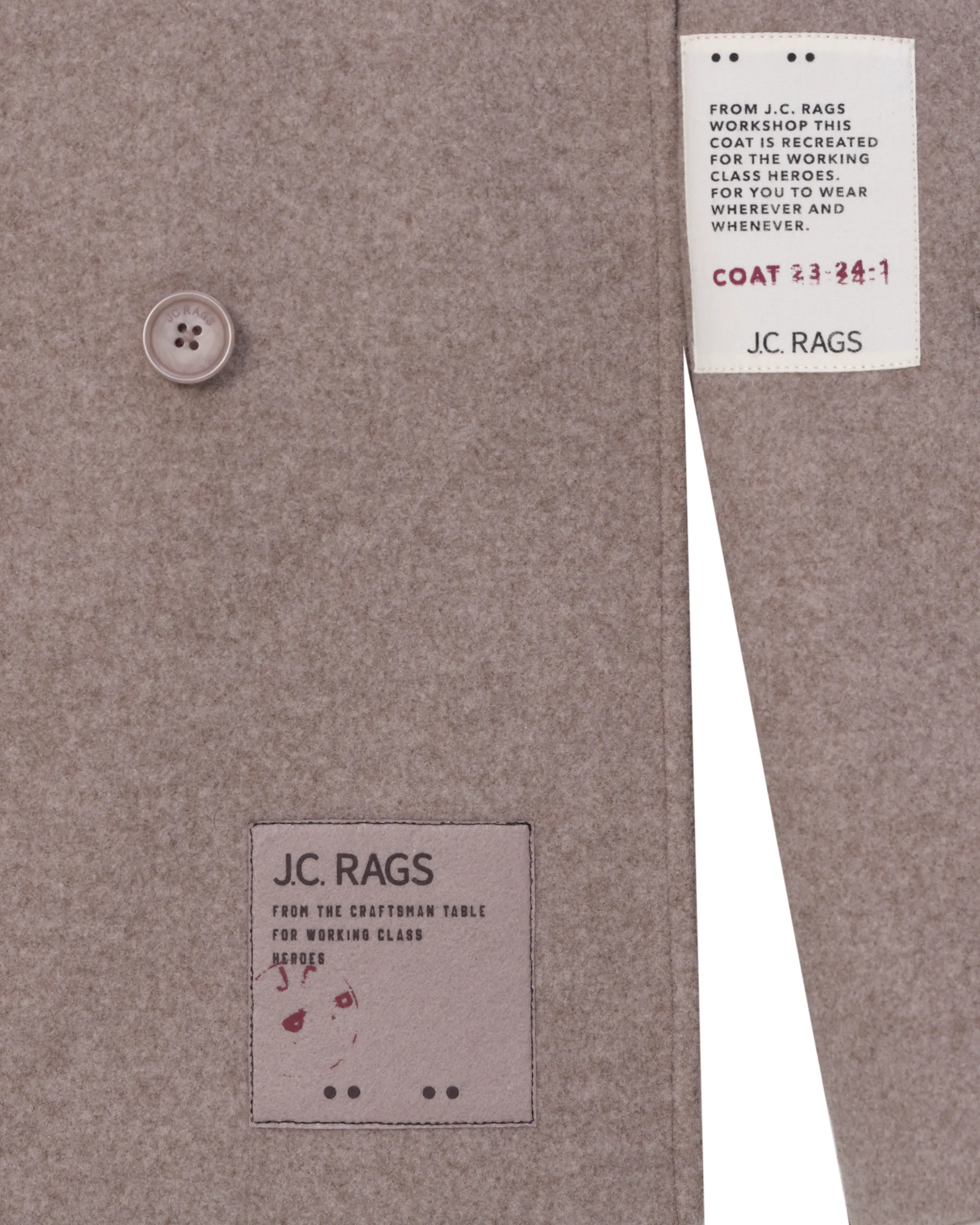 J.C. RAGS Ronin Mantel Kelp 084713-002-L