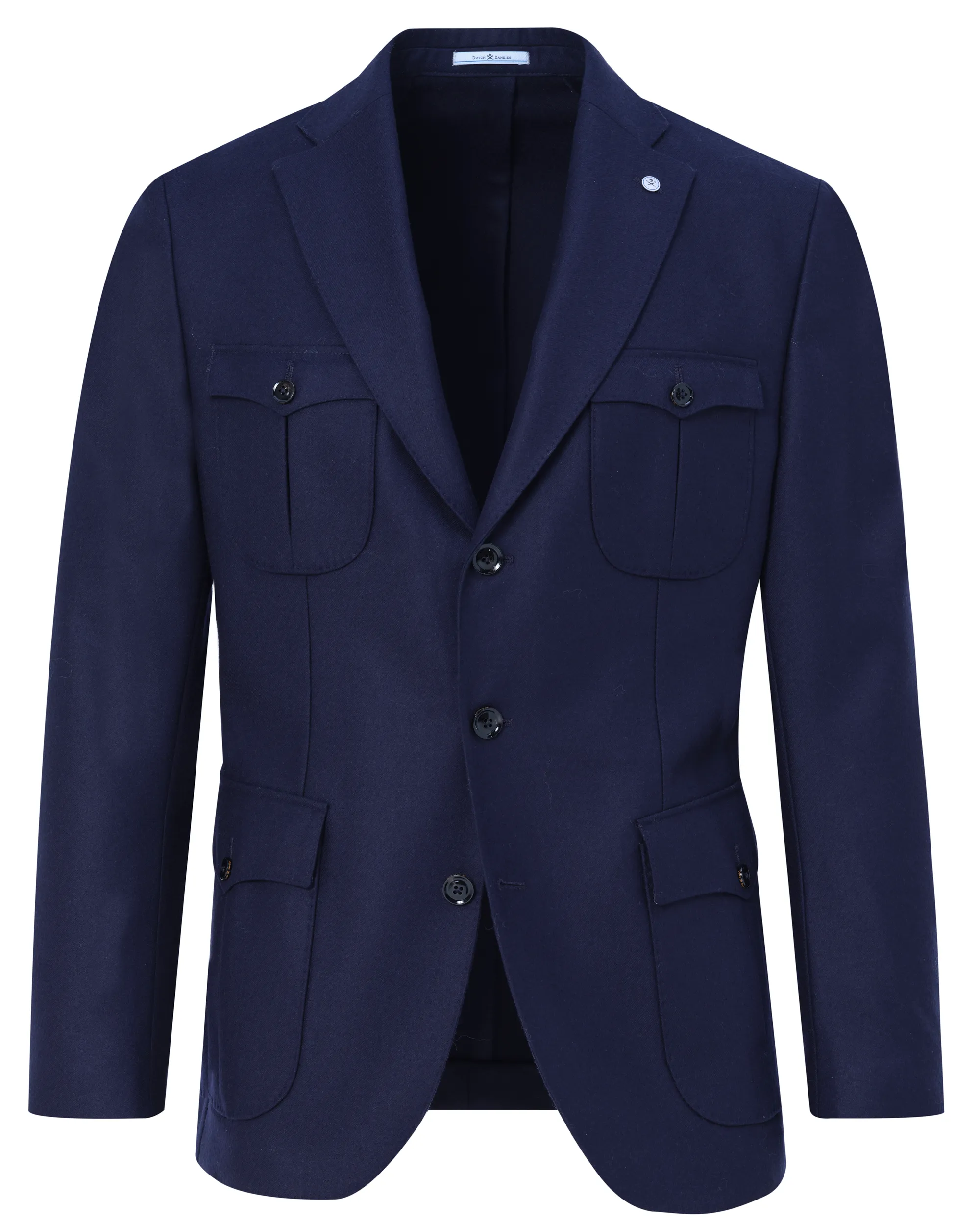 Dutch Dandies Arno Kantelberg Colbert D.blauw uni 084739-001-37