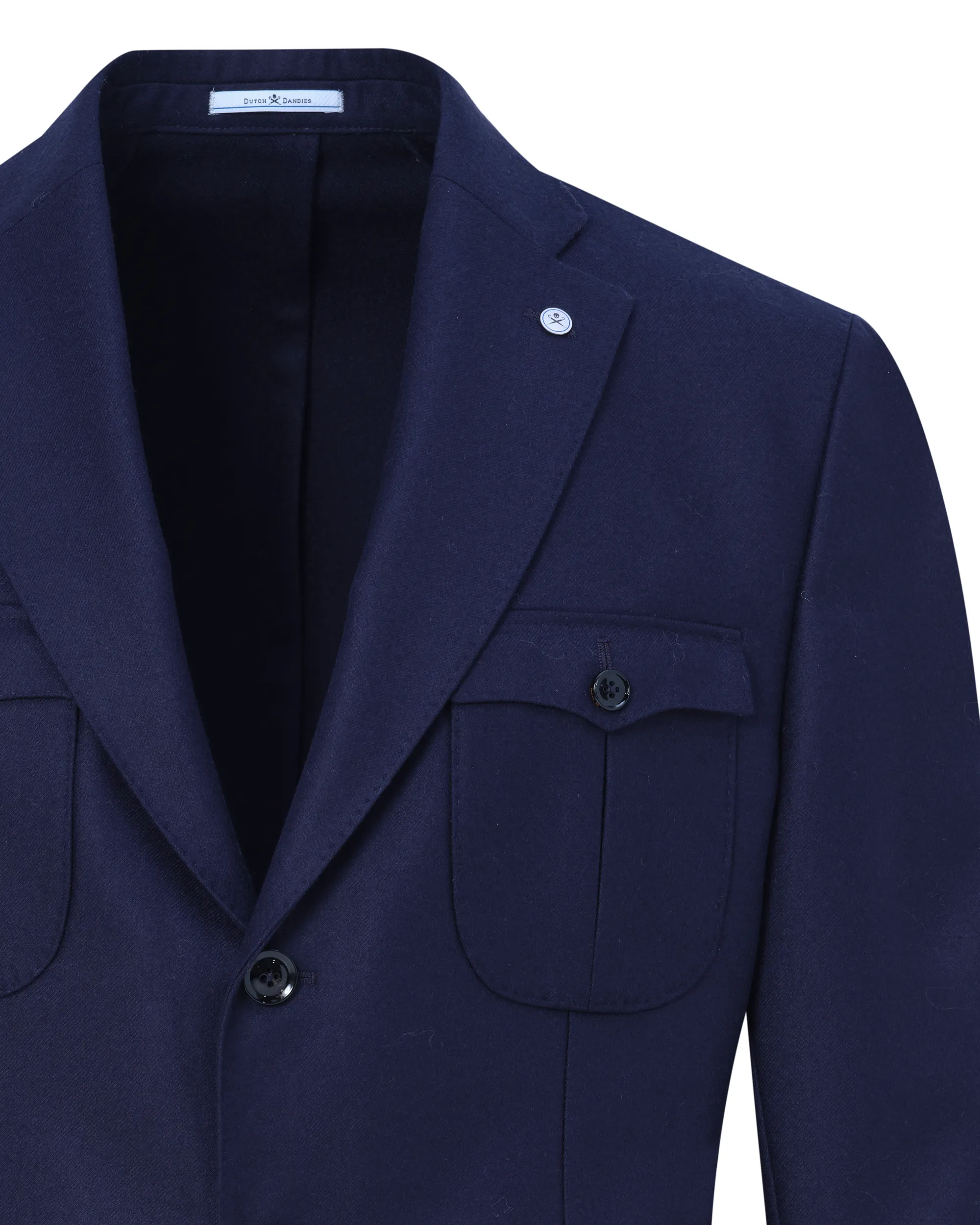 Dutch Dandies Arno Kantelberg Colbert D.blauw uni 084739-001-37