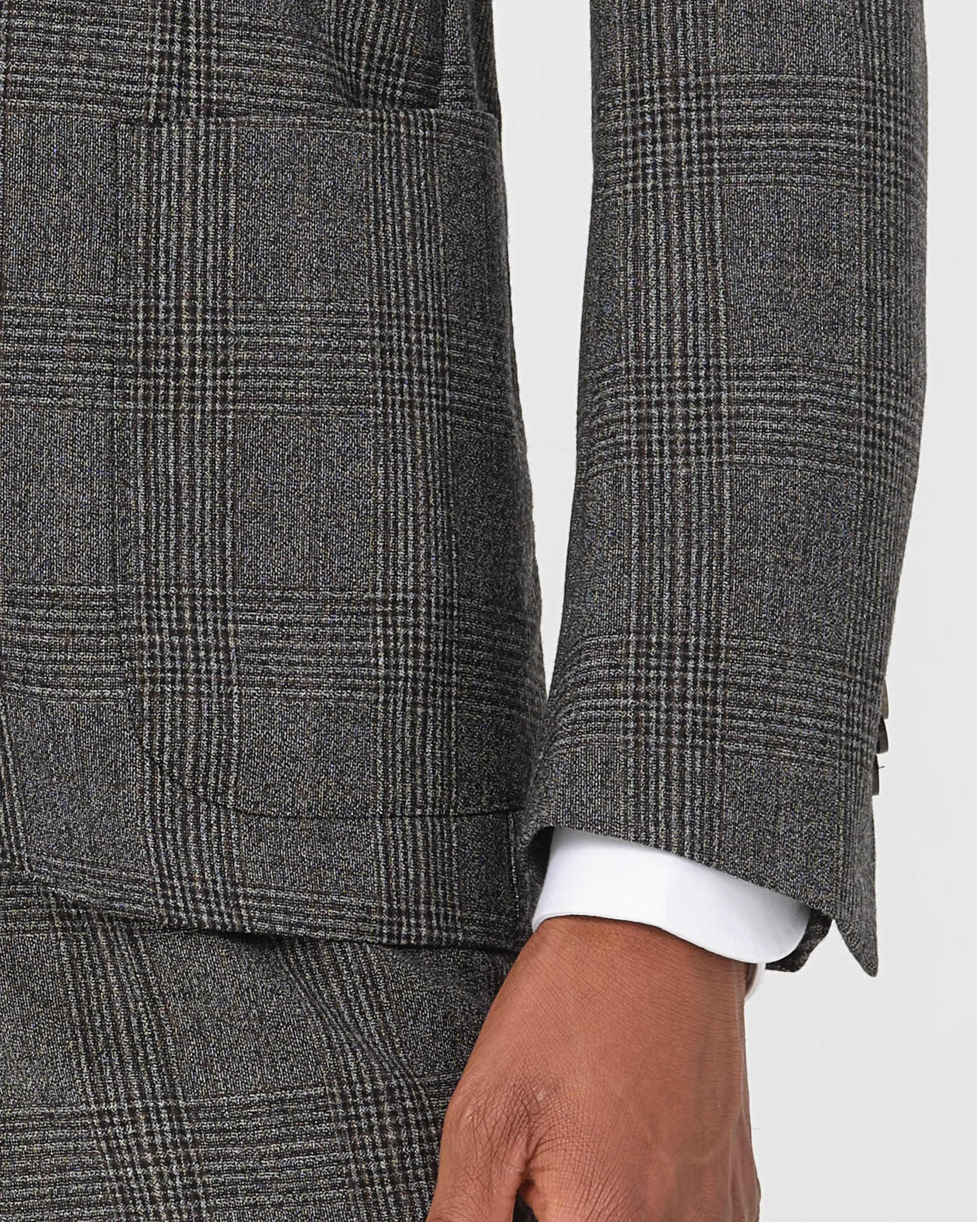 Dutch Dandies Pak Donkergrijs grote ruit 084762-001-37